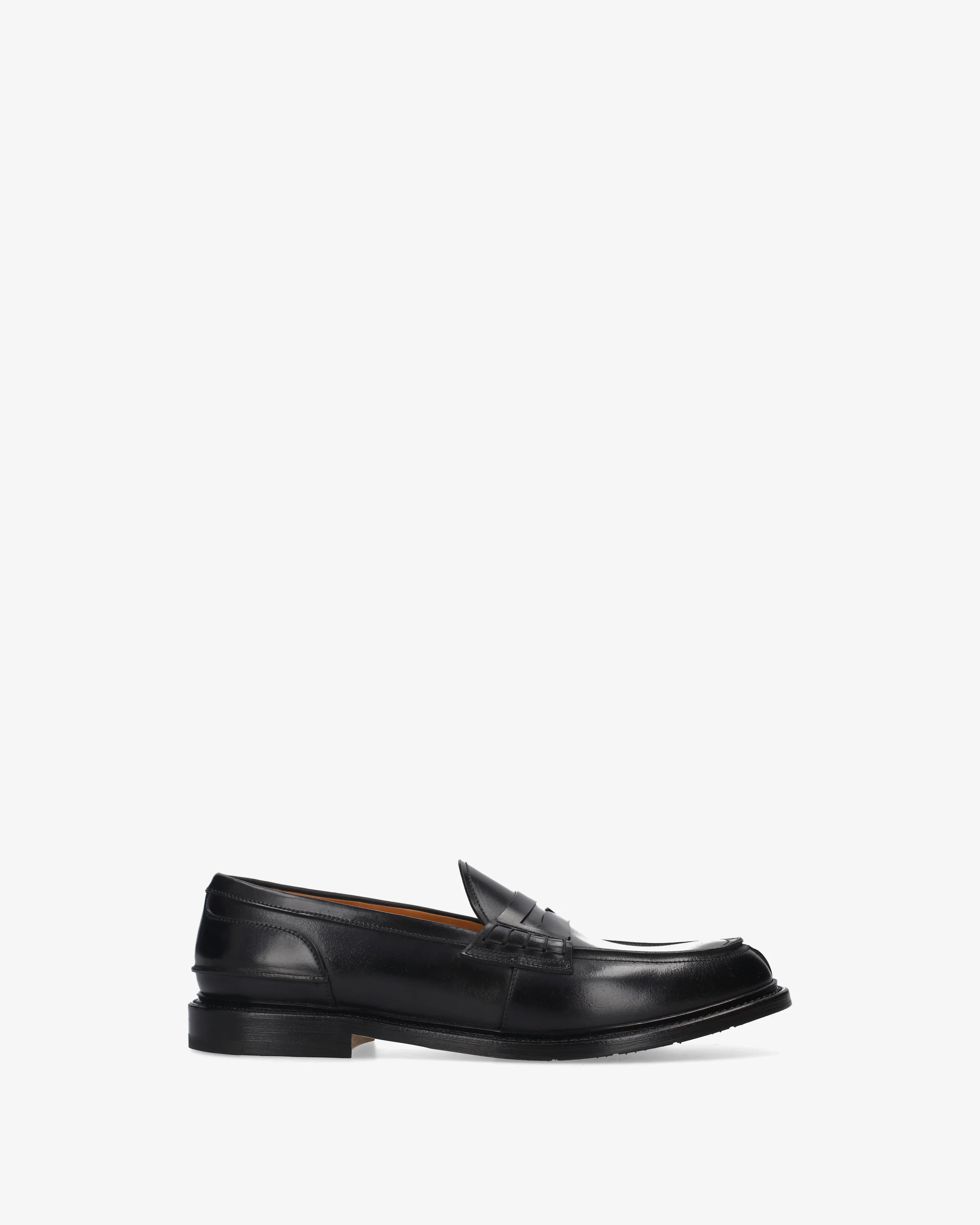Cordovan penny loafers
