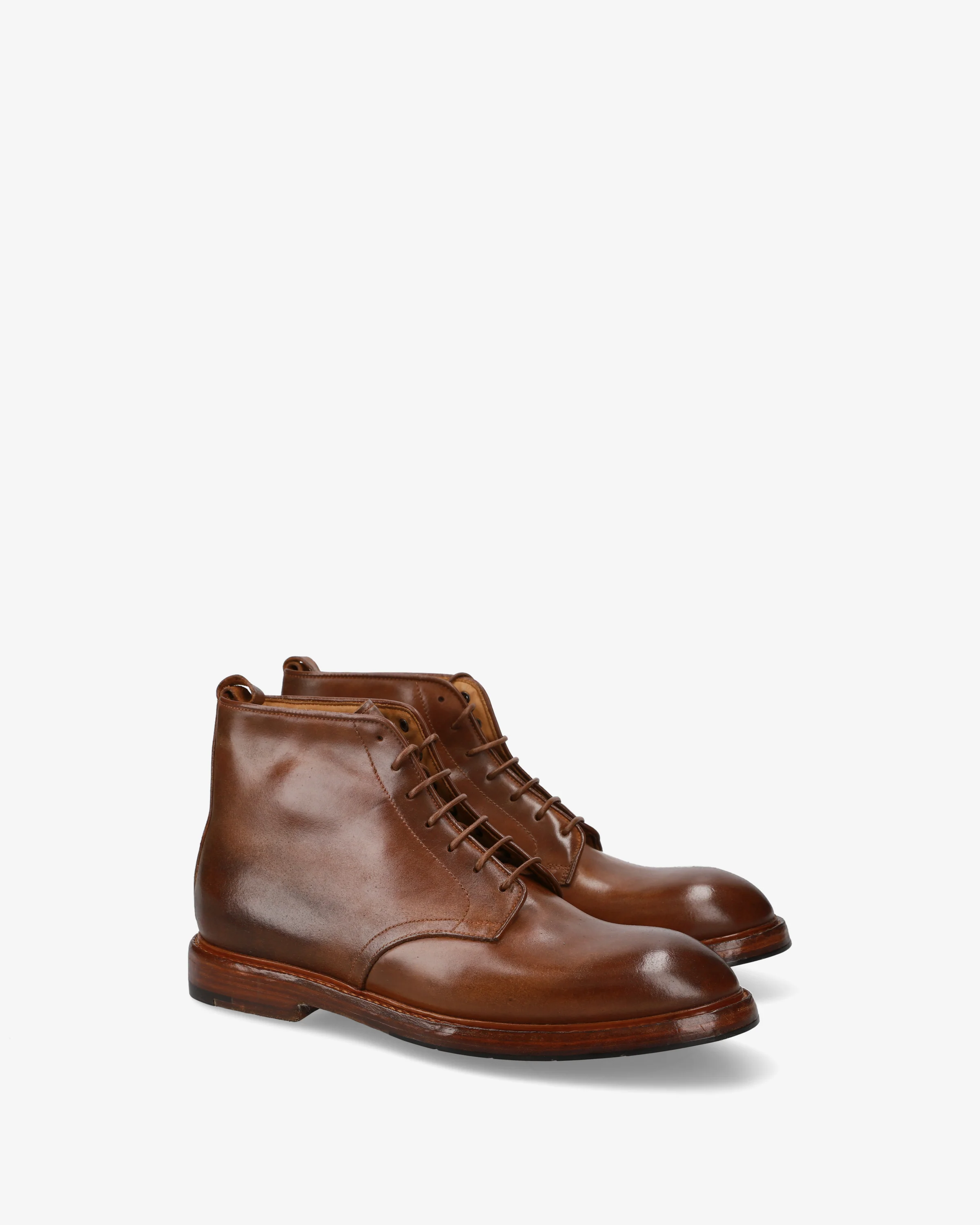 Cordovan lace-up ankle boots - Image 2