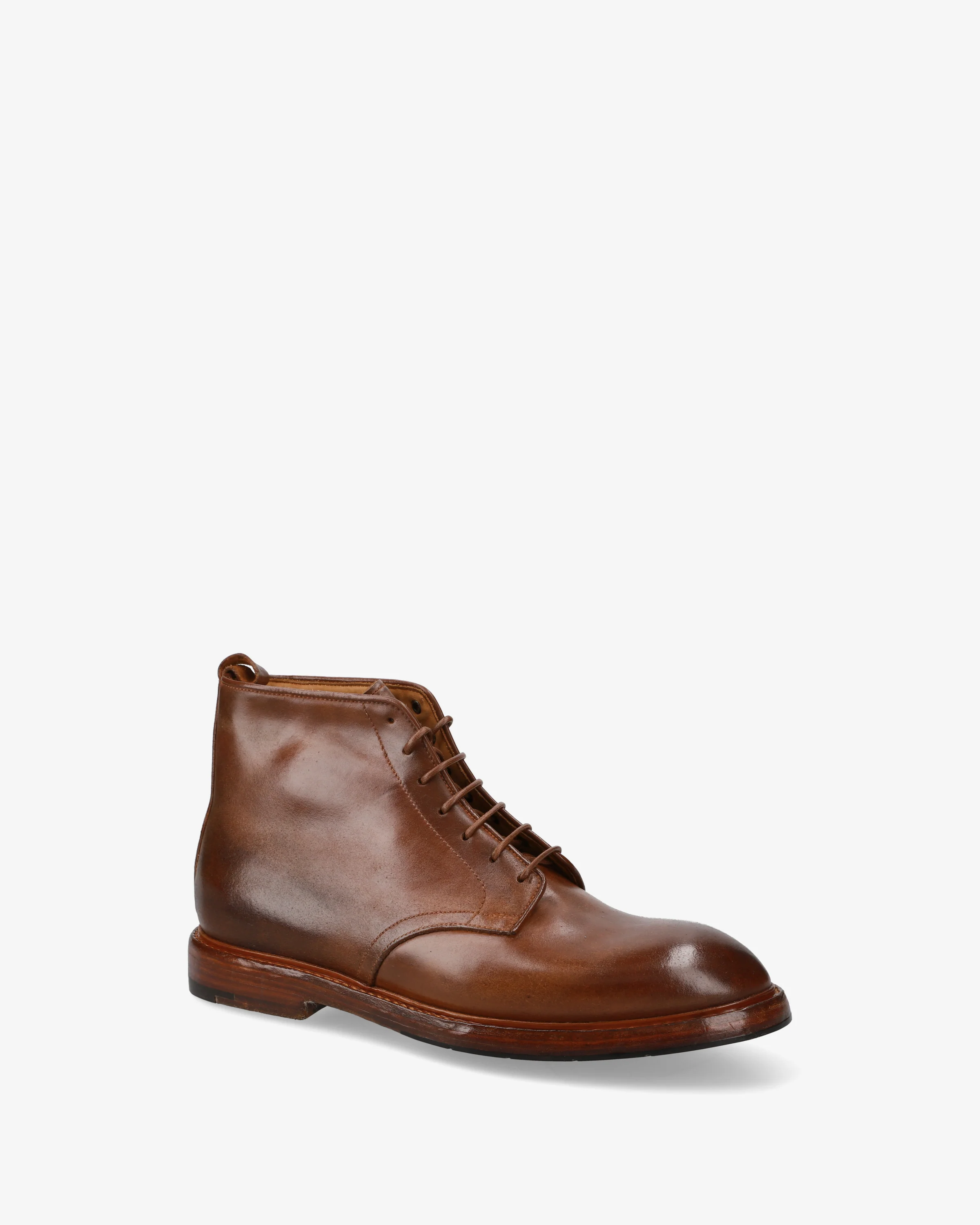Cordovan lace-up ankle boots - Image 4