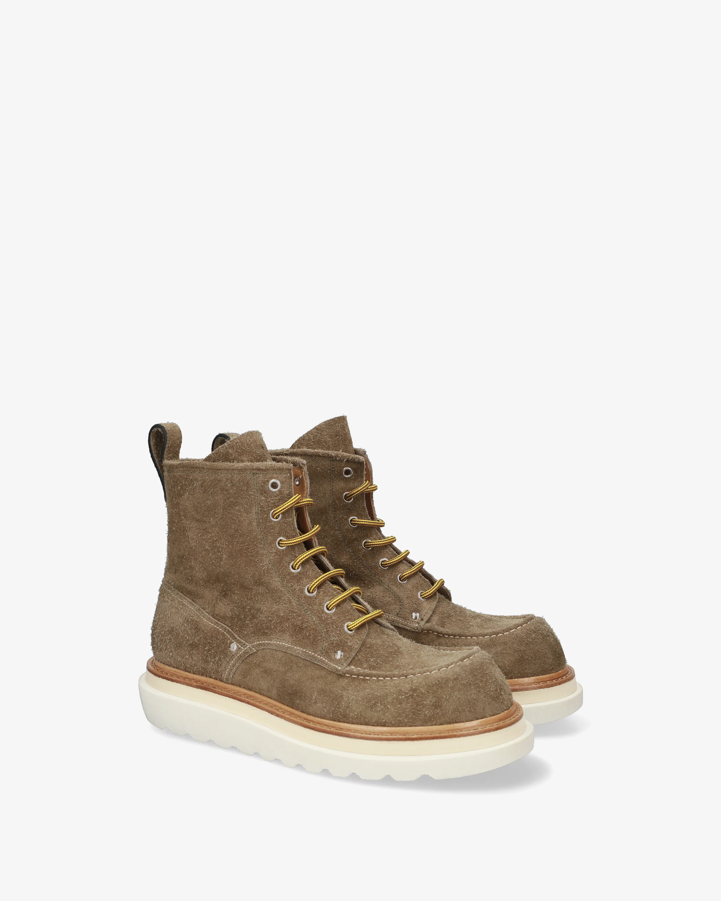 Suede lace-up ankle boots - Image 4