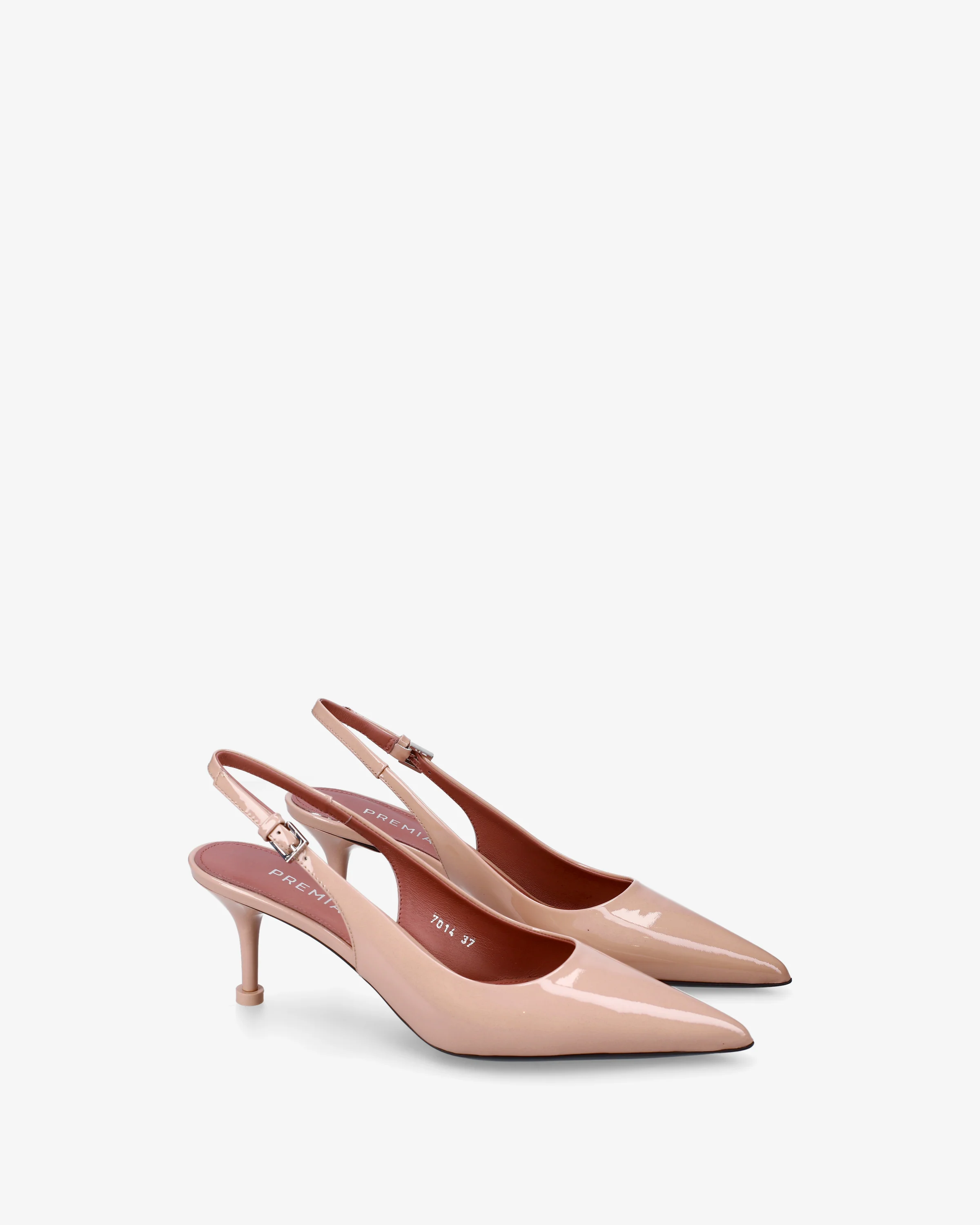 Patent leather slingback pumps - Image 2