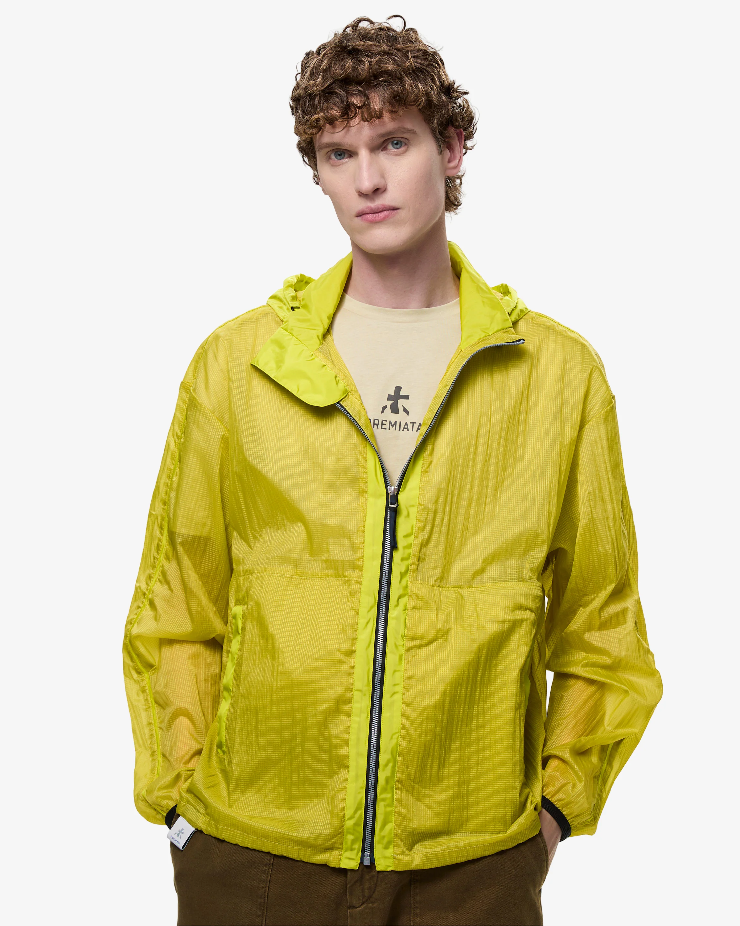 Ripstop Lime Wind Jacket - Image 3