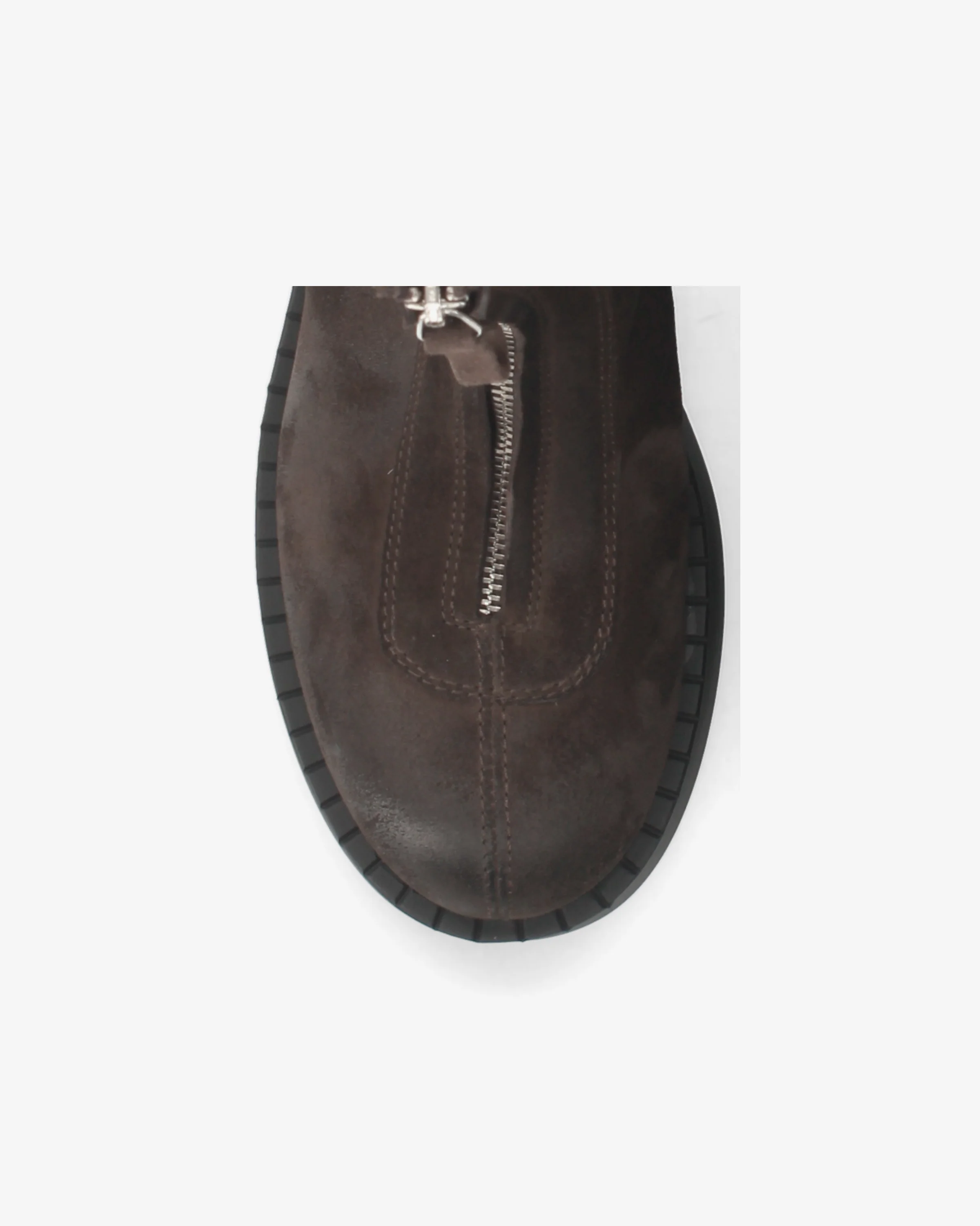Suede platform ankle boots - Image 6