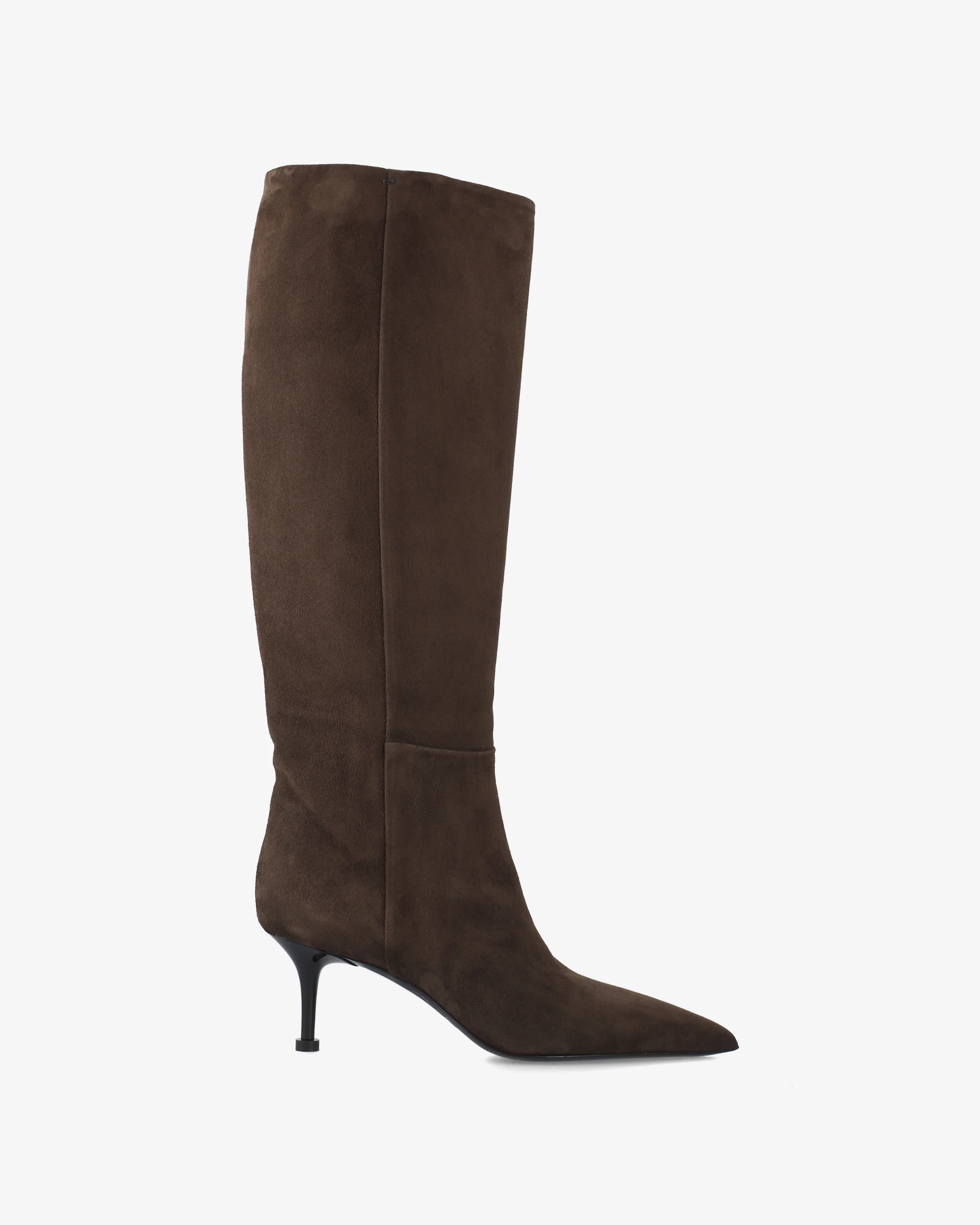 Dark Brown Suede Boots
