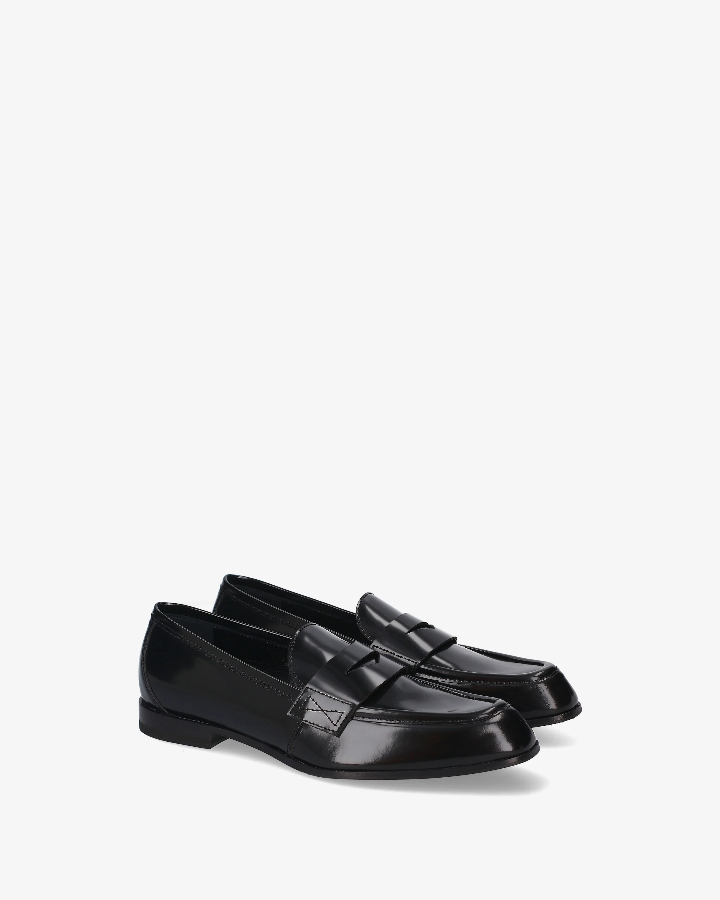 Brushed leather loafer - Image 2
