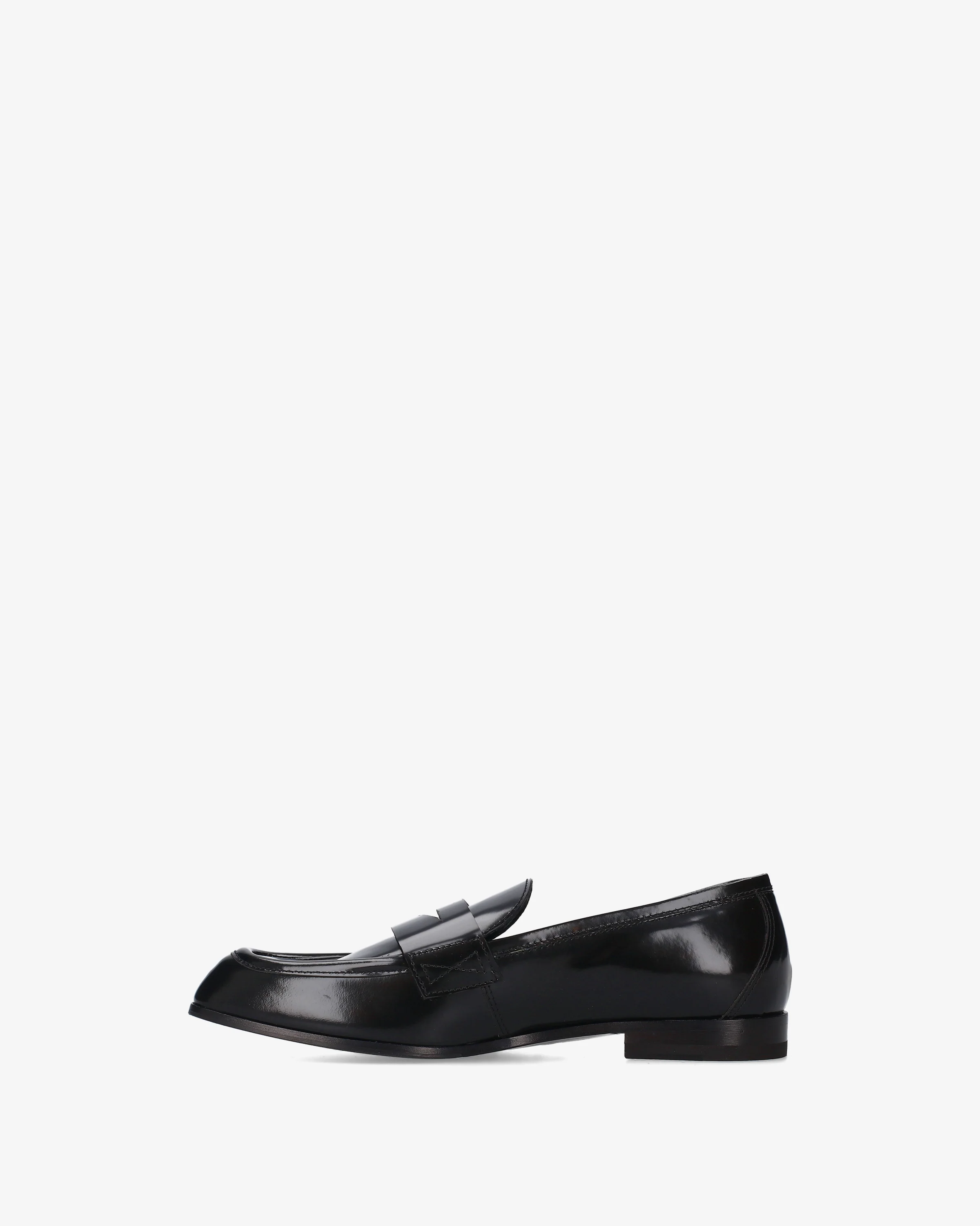 Brushed leather loafer - Image 3
