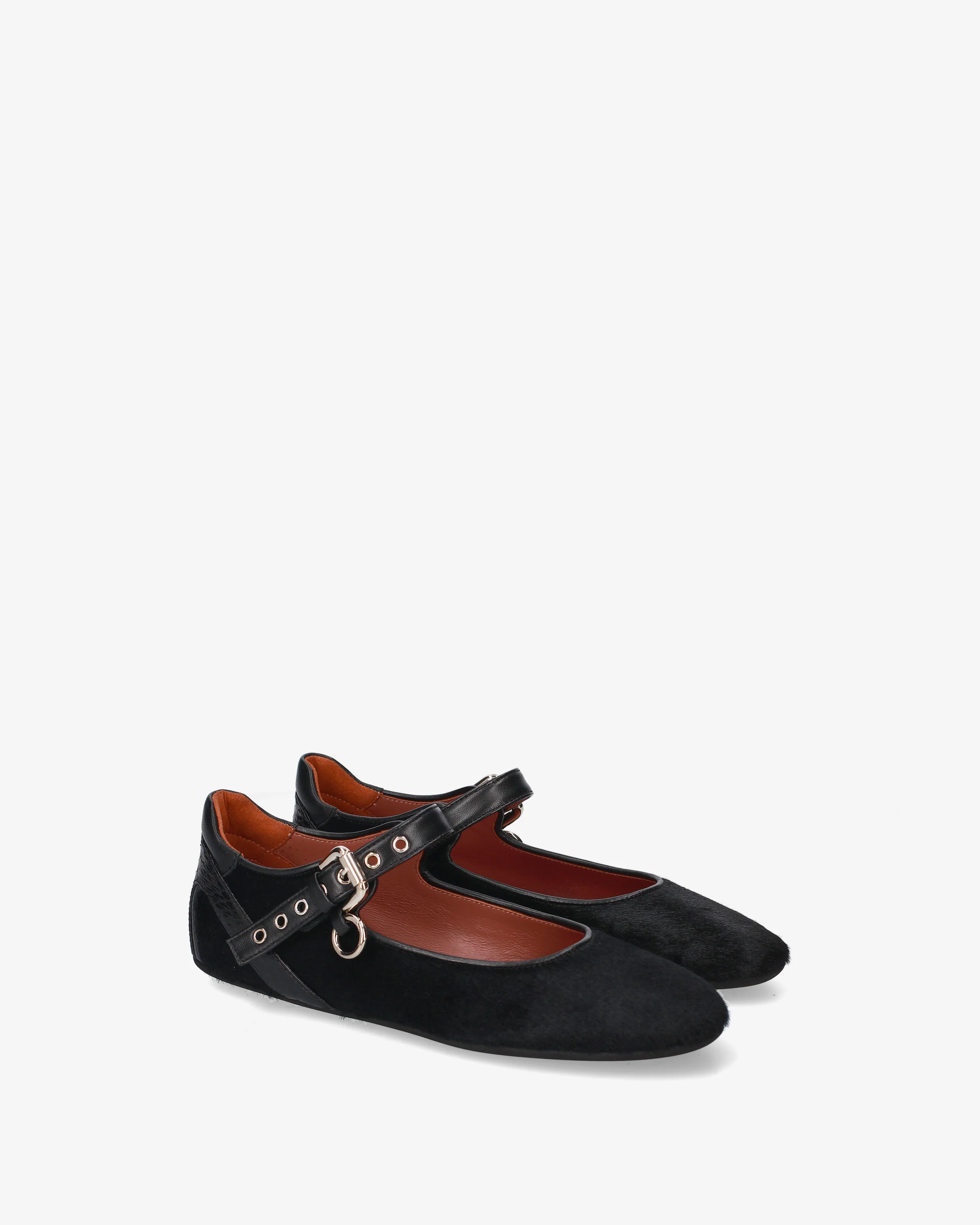 Pony-skin Mary Jane flats with a buckle - Image 2