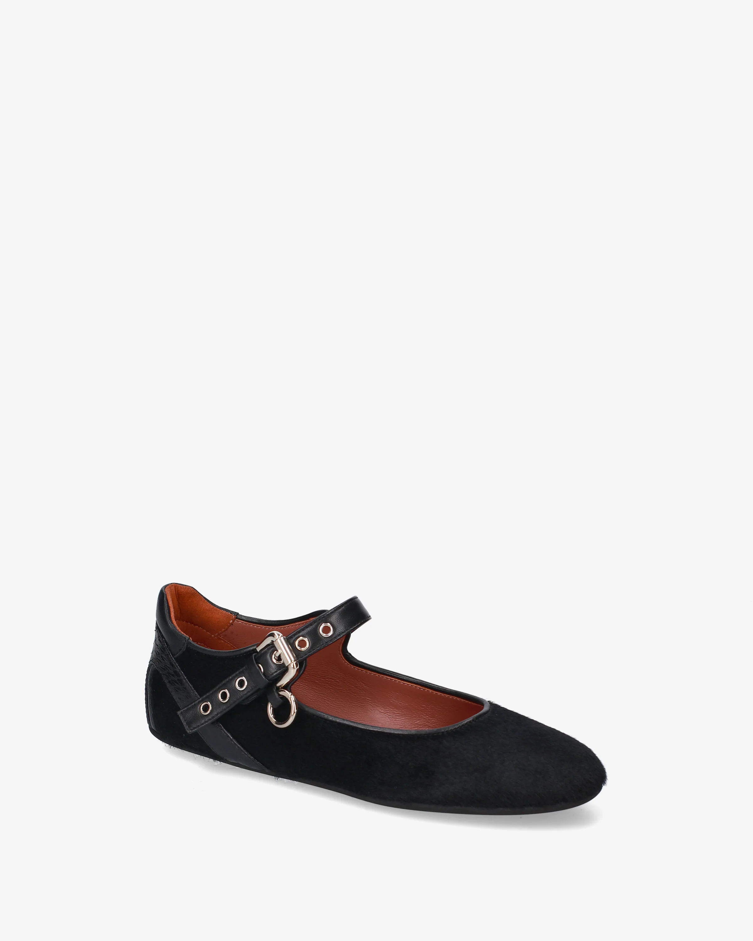 Pony-skin Mary Jane flats with a buckle - Image 4