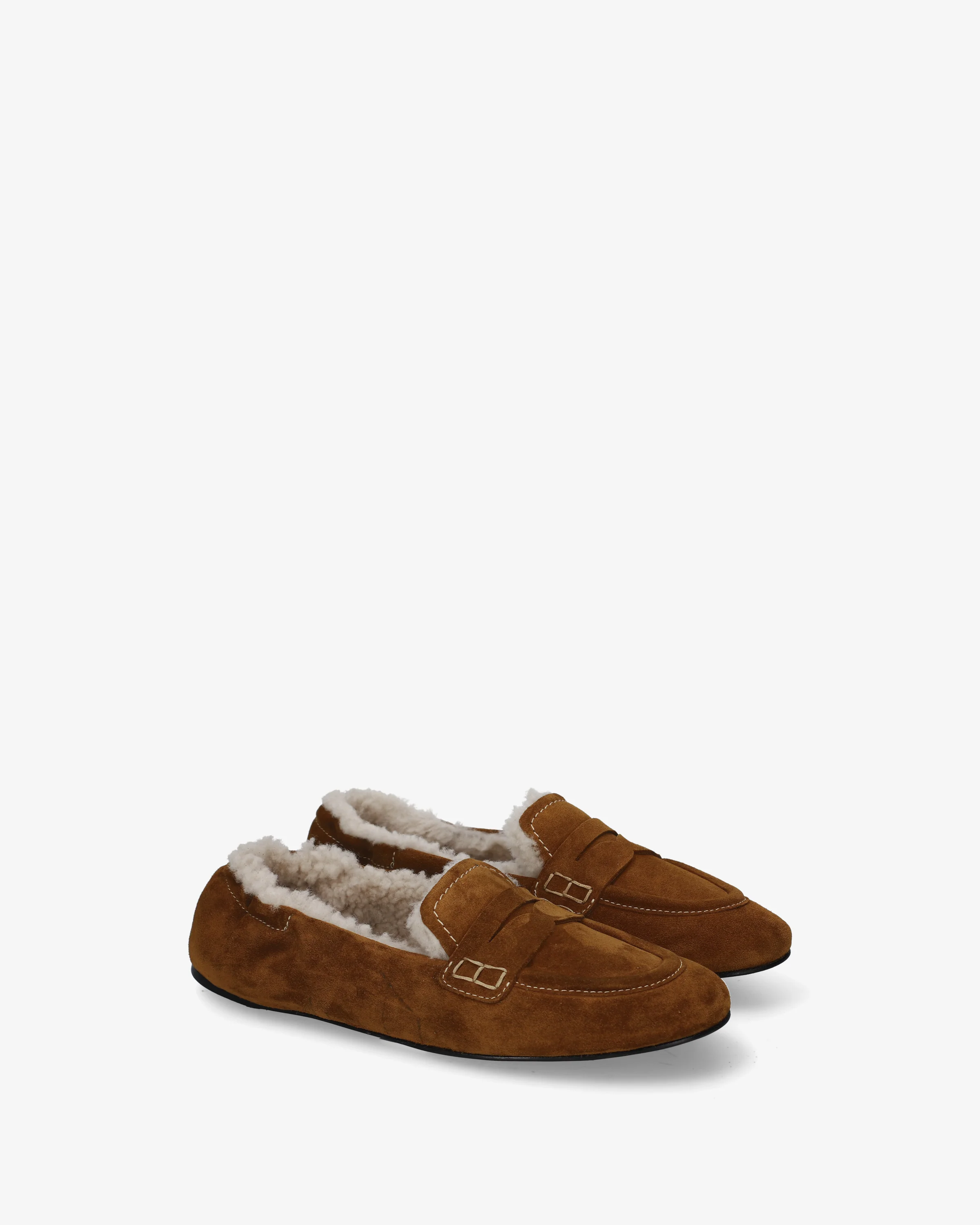 Split-leather moccasin with sheepskin lining - Image 2