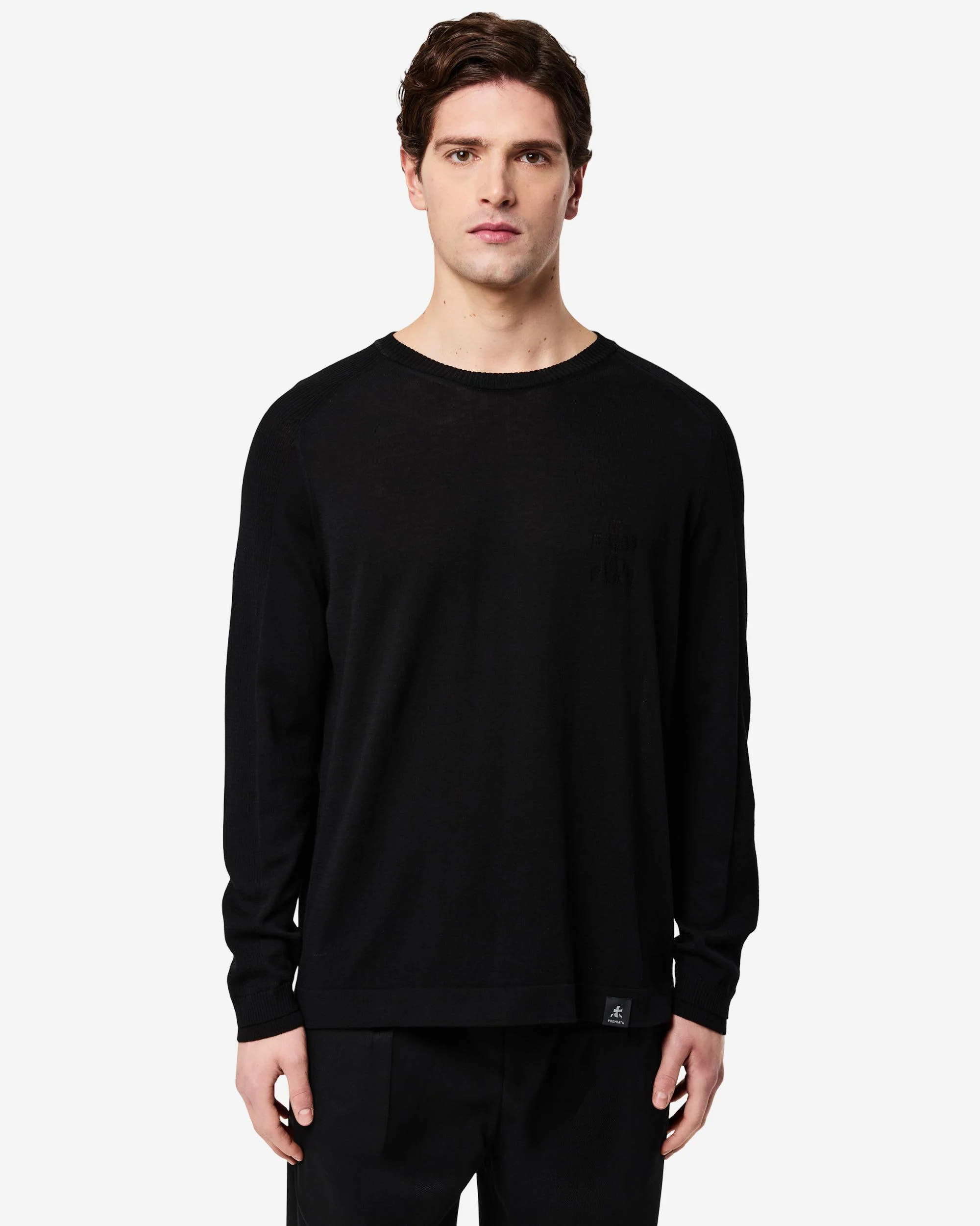 Cotton crew neck sweater - Image 2