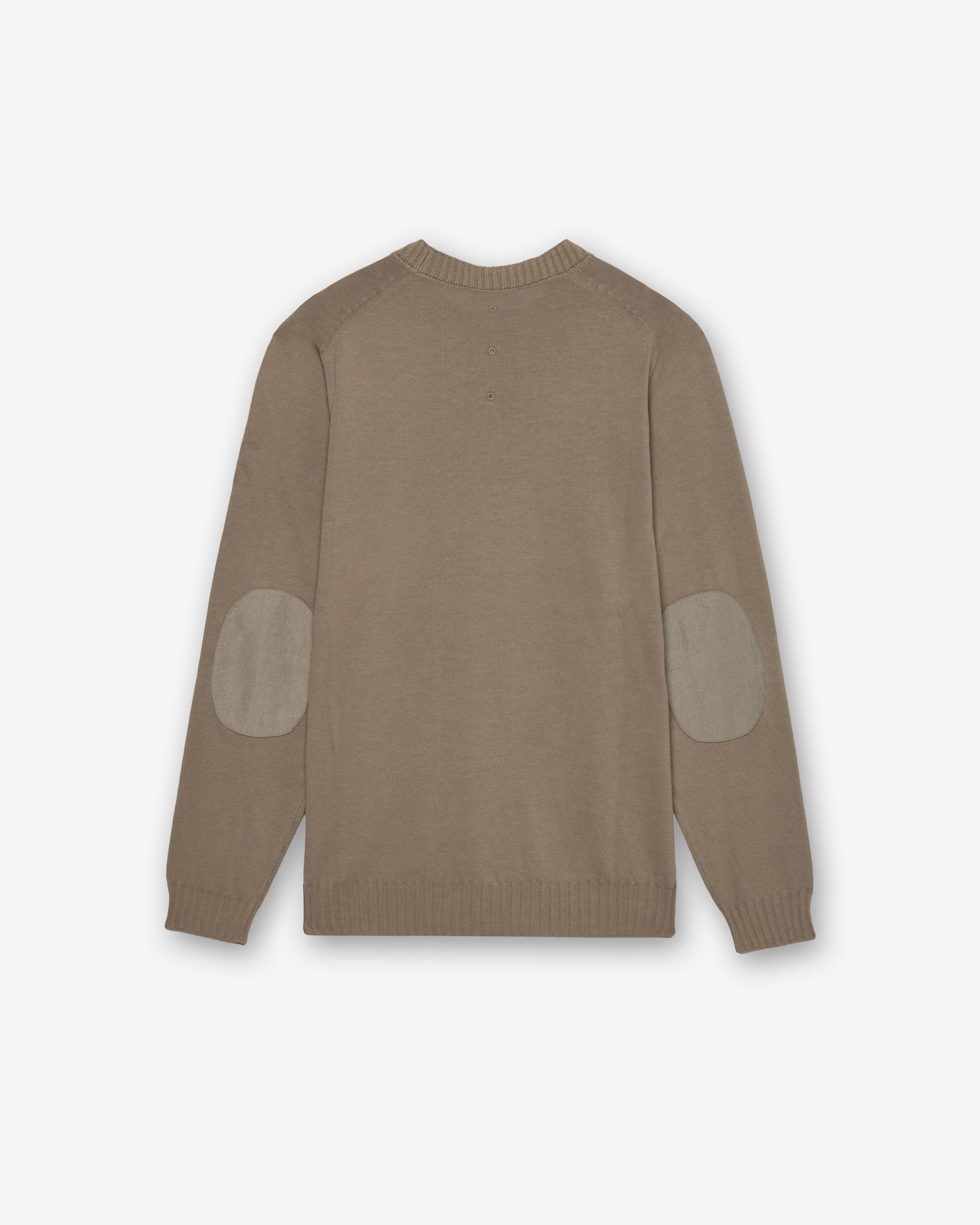 Crew-neck cotton sweater with nylon details - Image 2