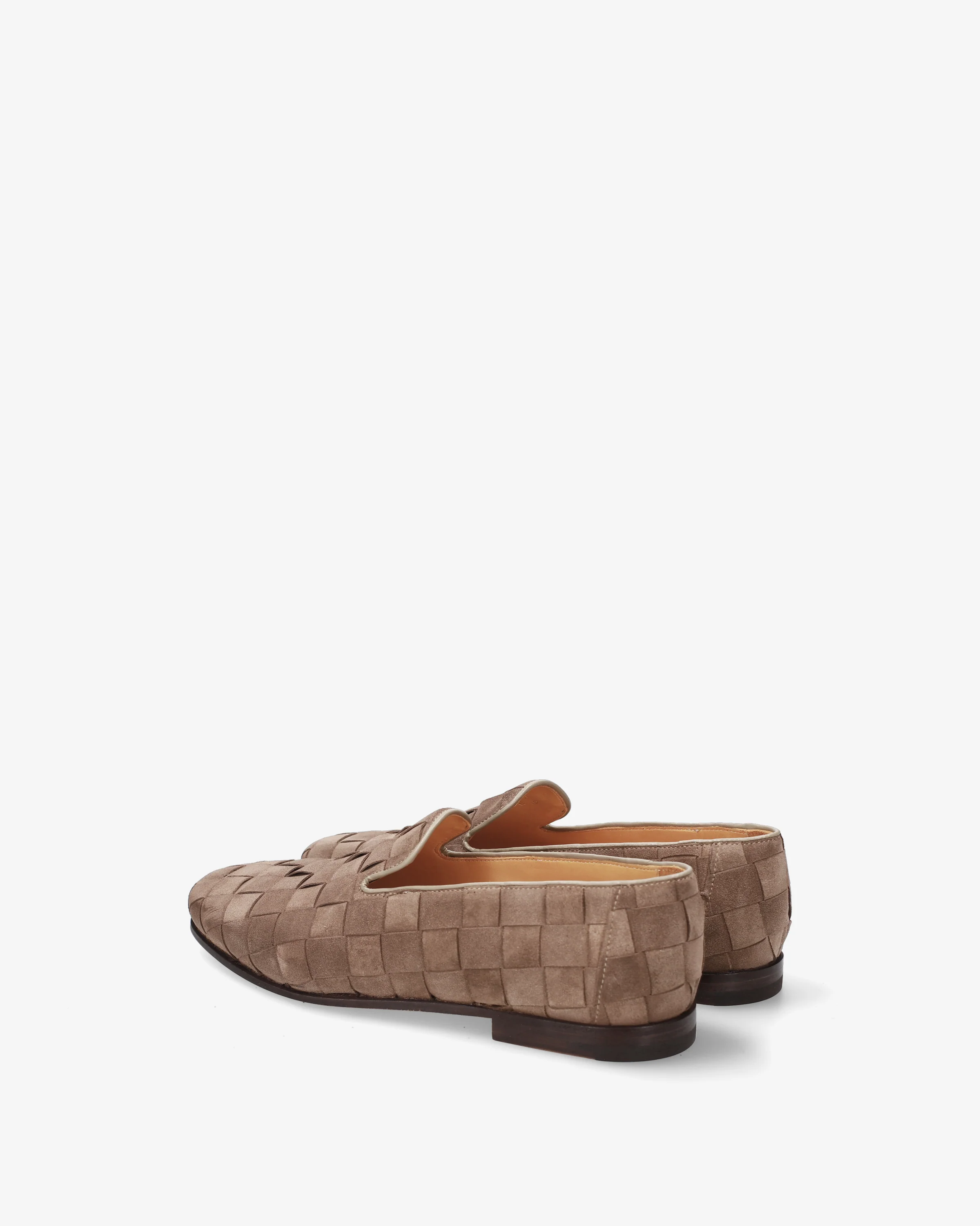 Suede loafers with a woven design - Image 5