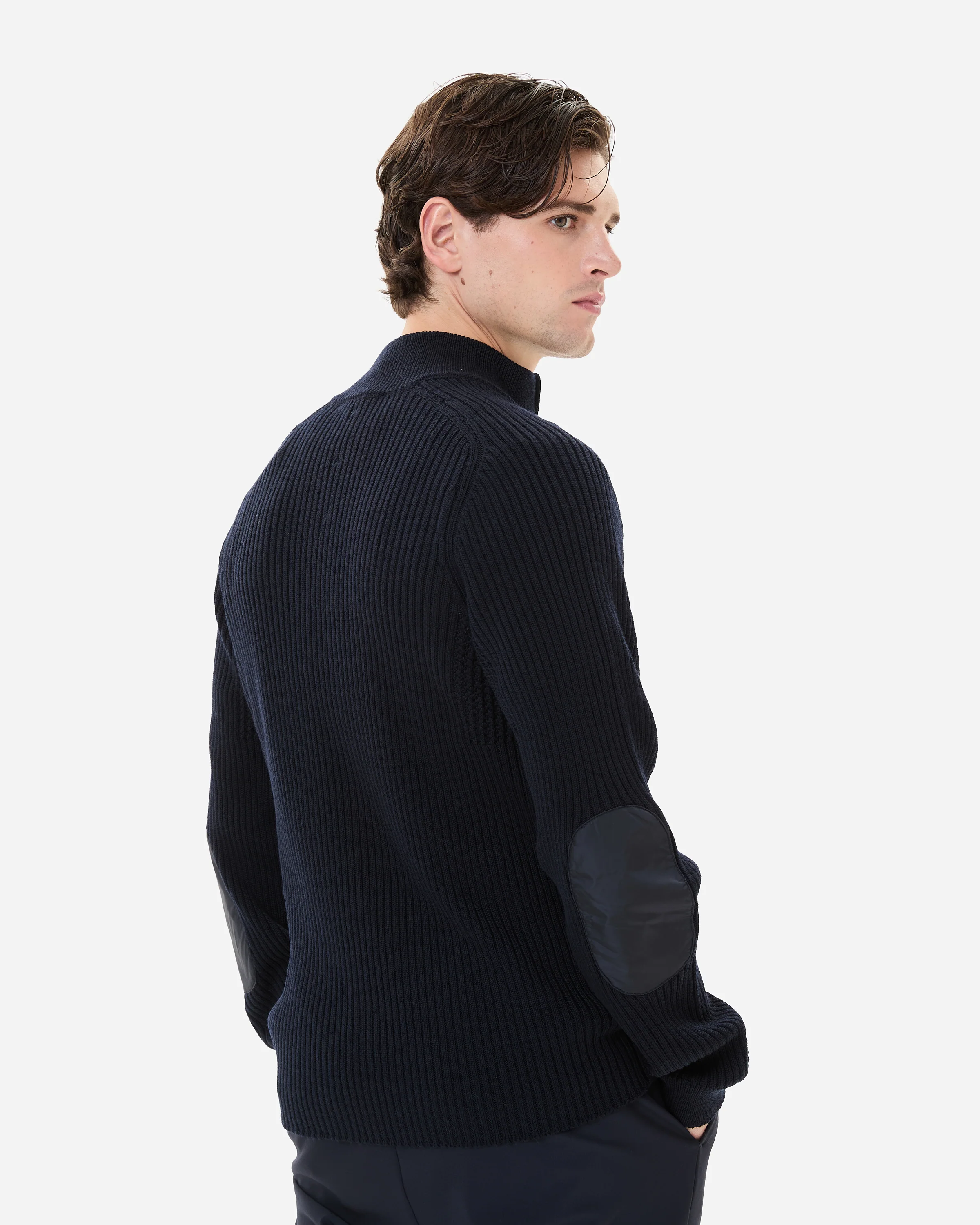 Wool cardigan with zipper - Image 6