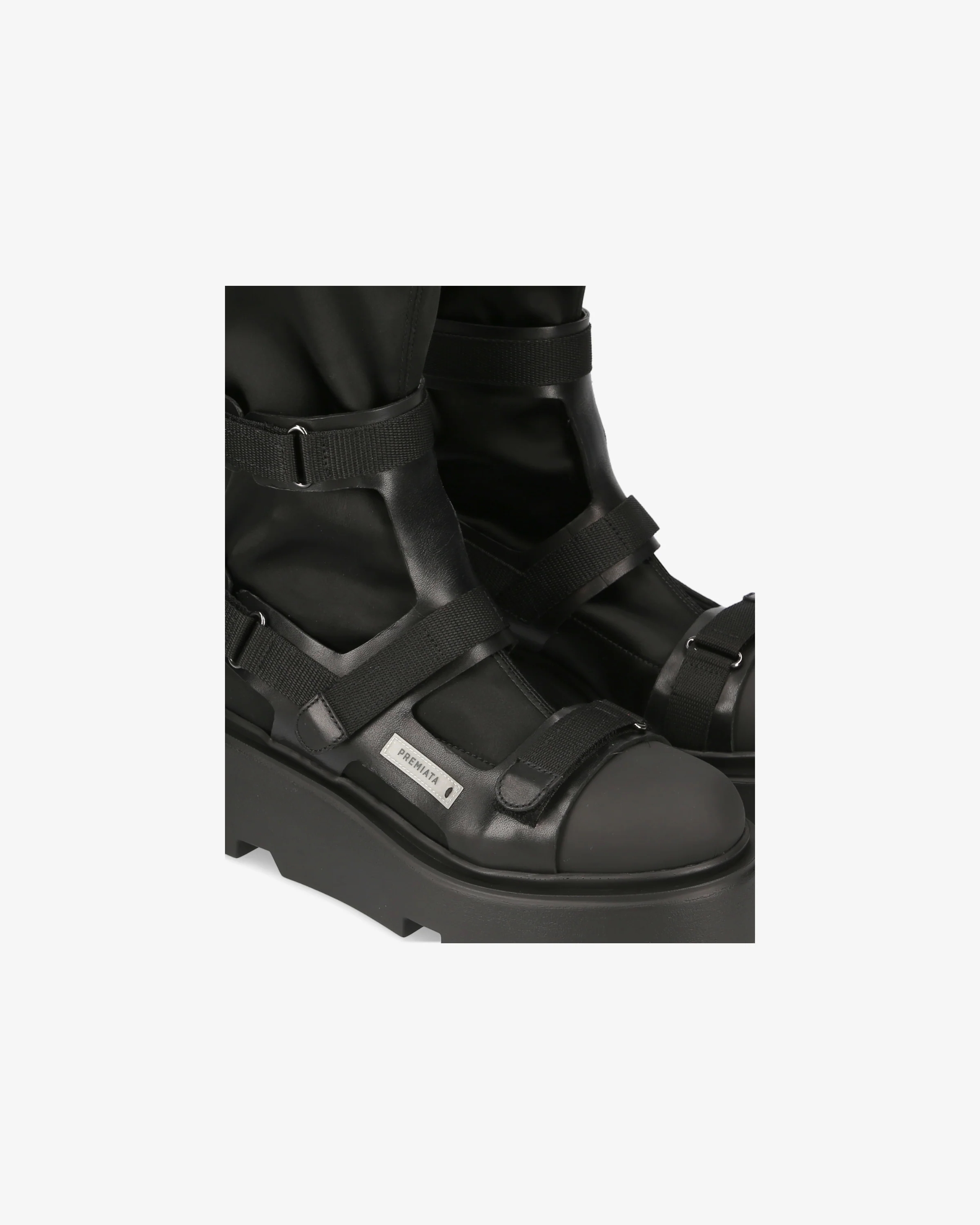 satin and velcro booties - Image 6