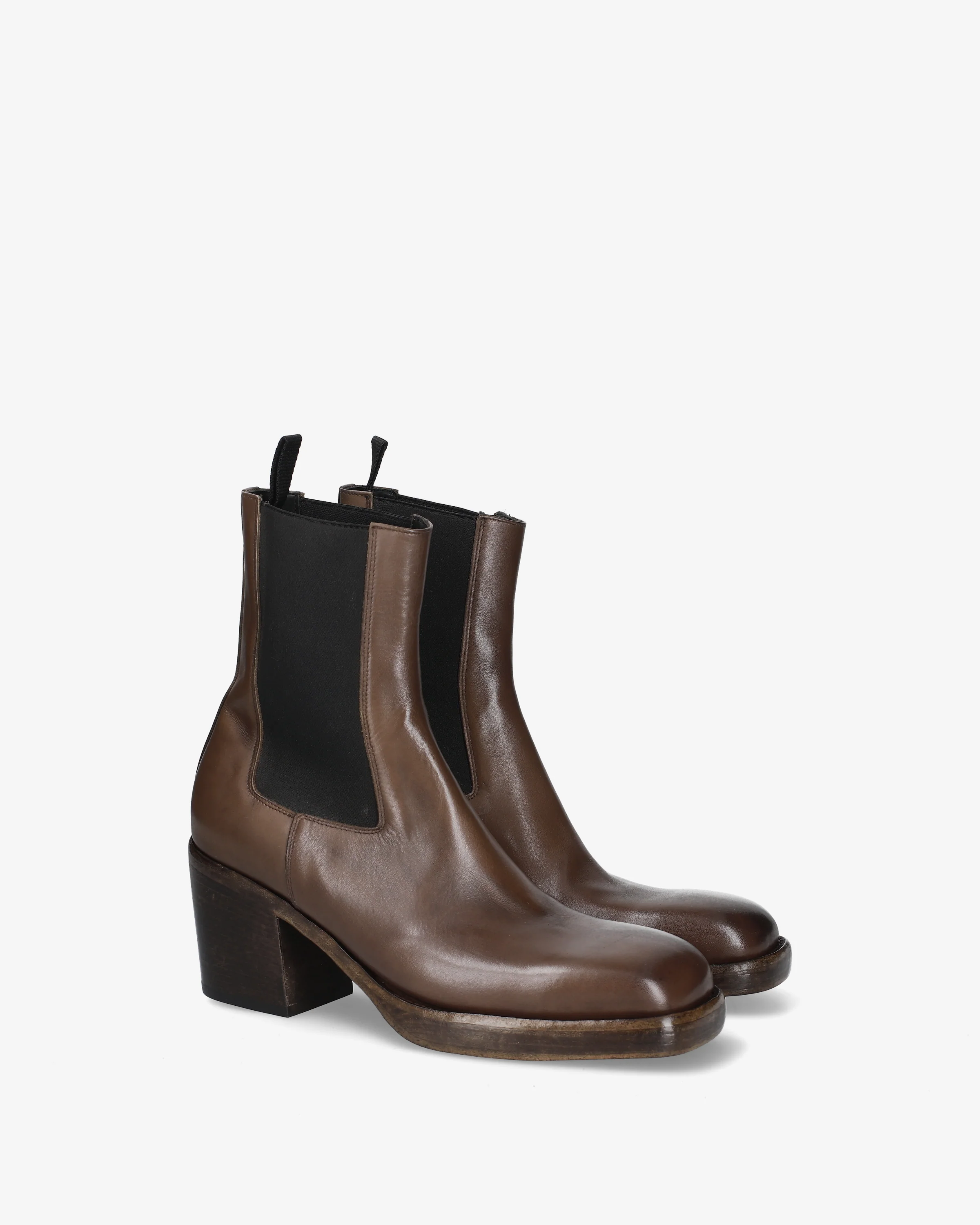 Brown Leather Boots - Image 2