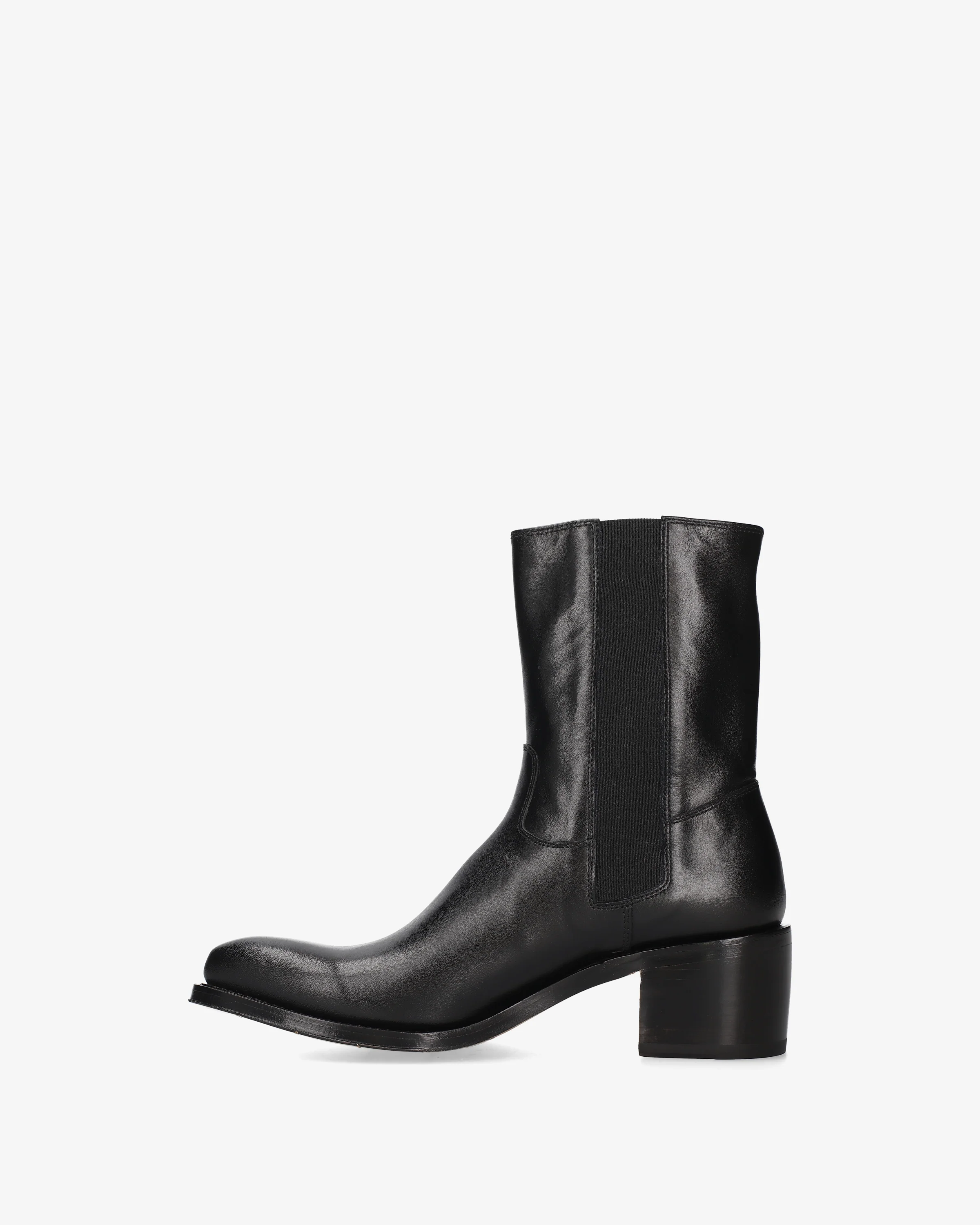 Black Leather Boots - Image 3