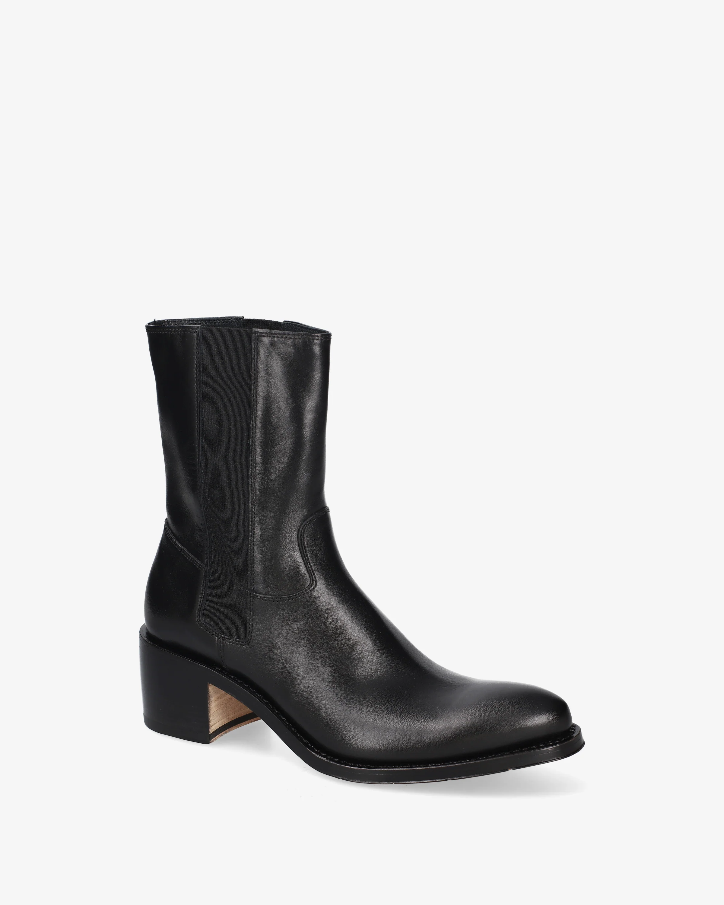 Black Leather Boots - Image 4