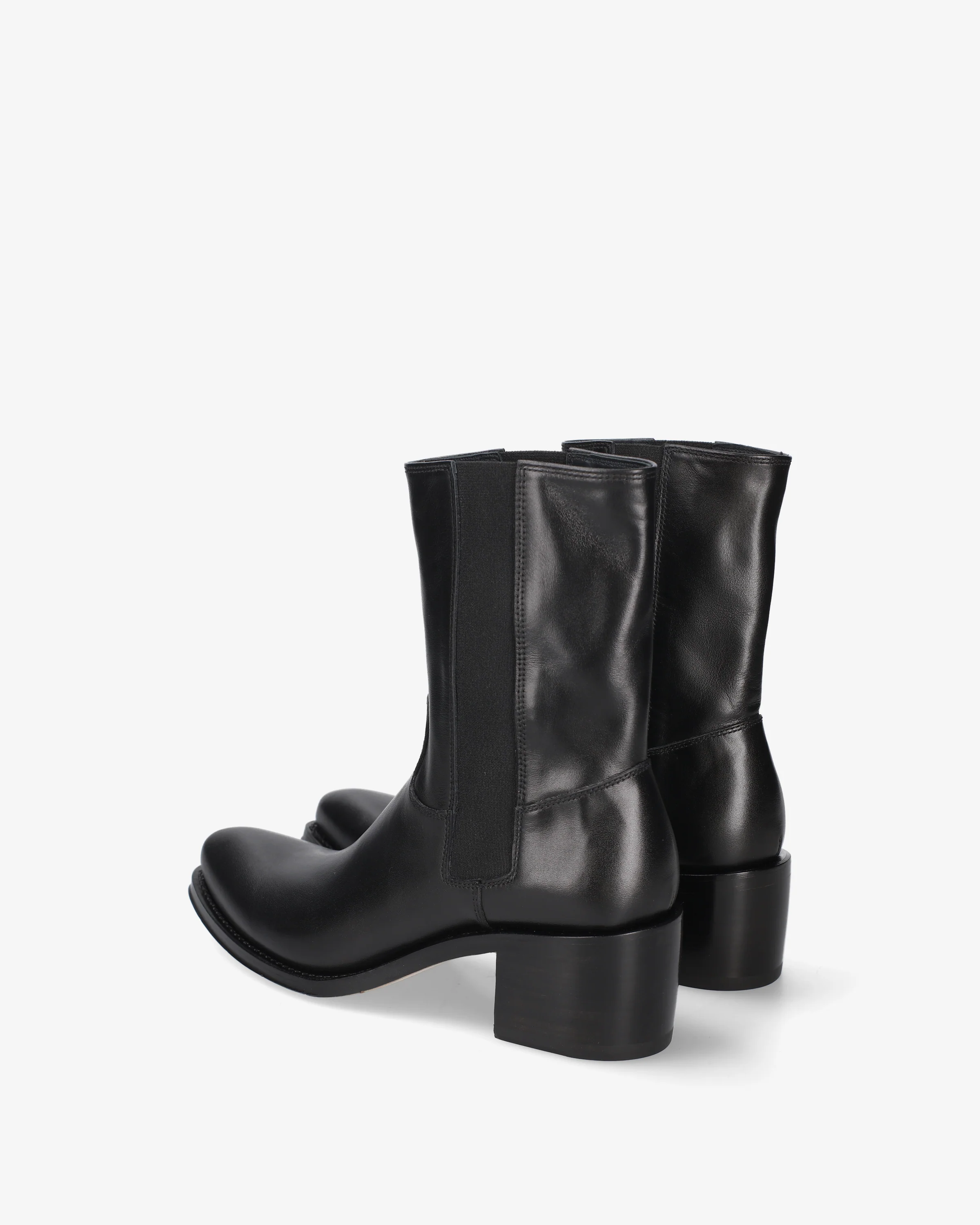 Black Leather Boots - Image 5