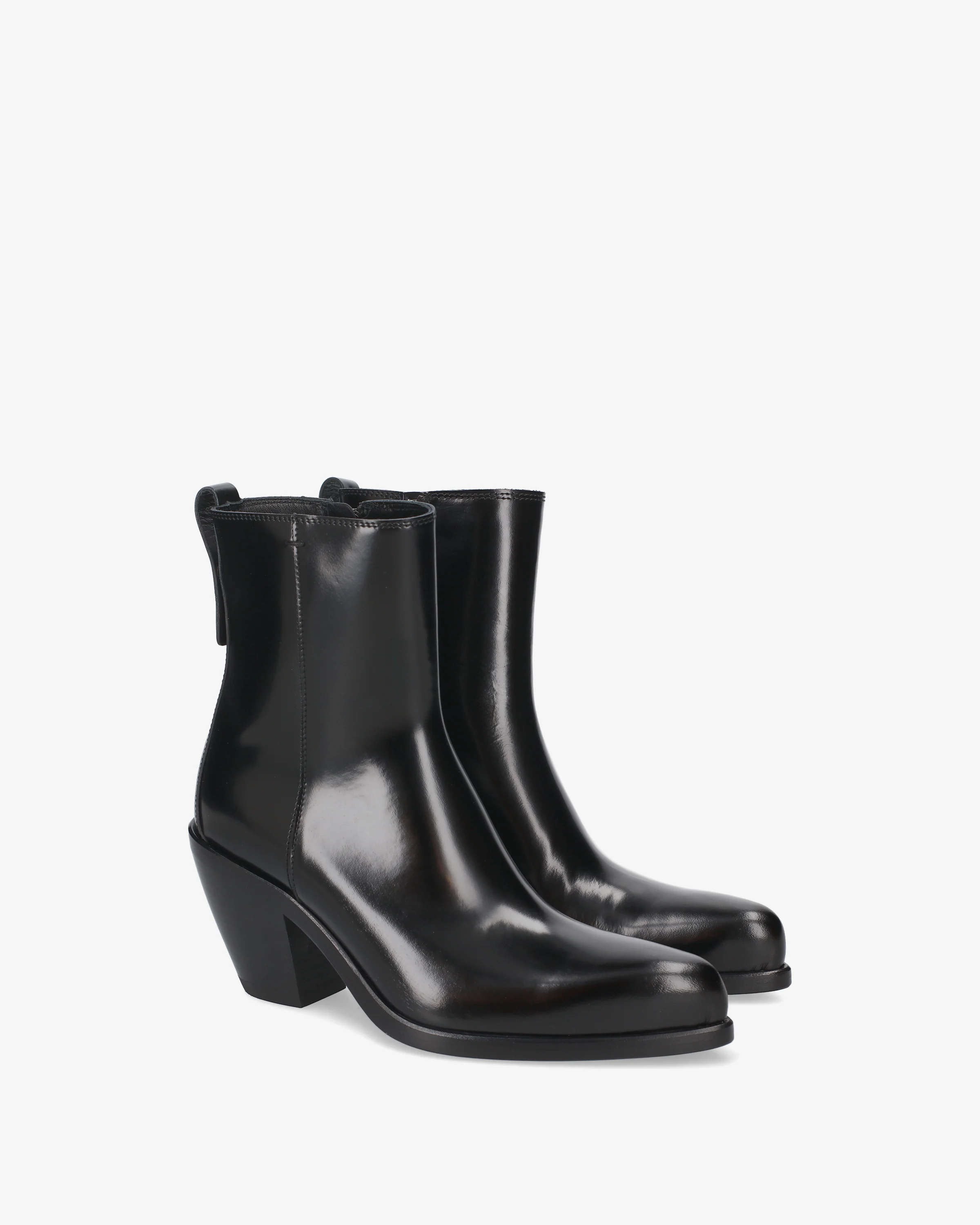 Black Leather Boots - Image 2