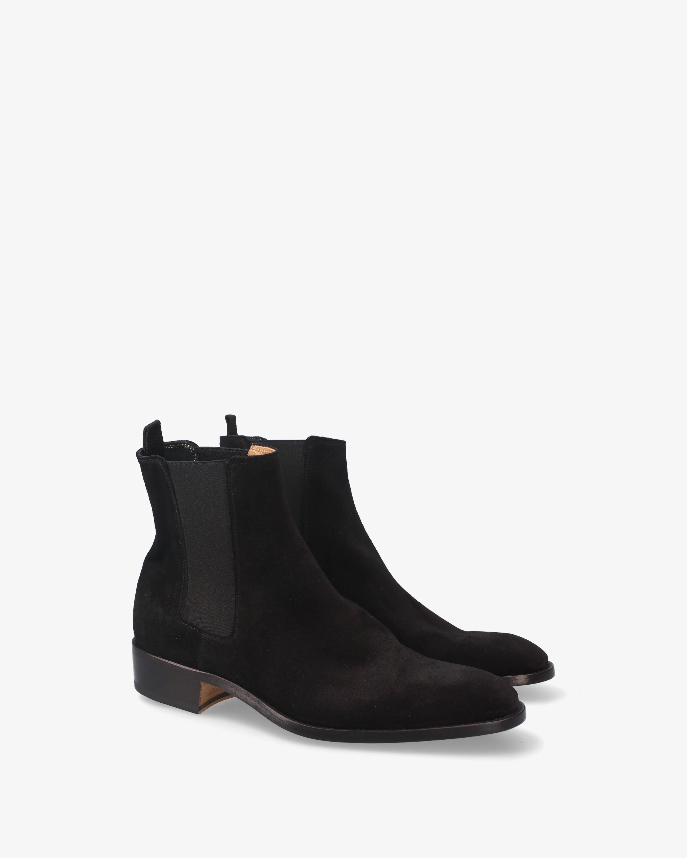 Black Suede Ankle Boots - Image 2