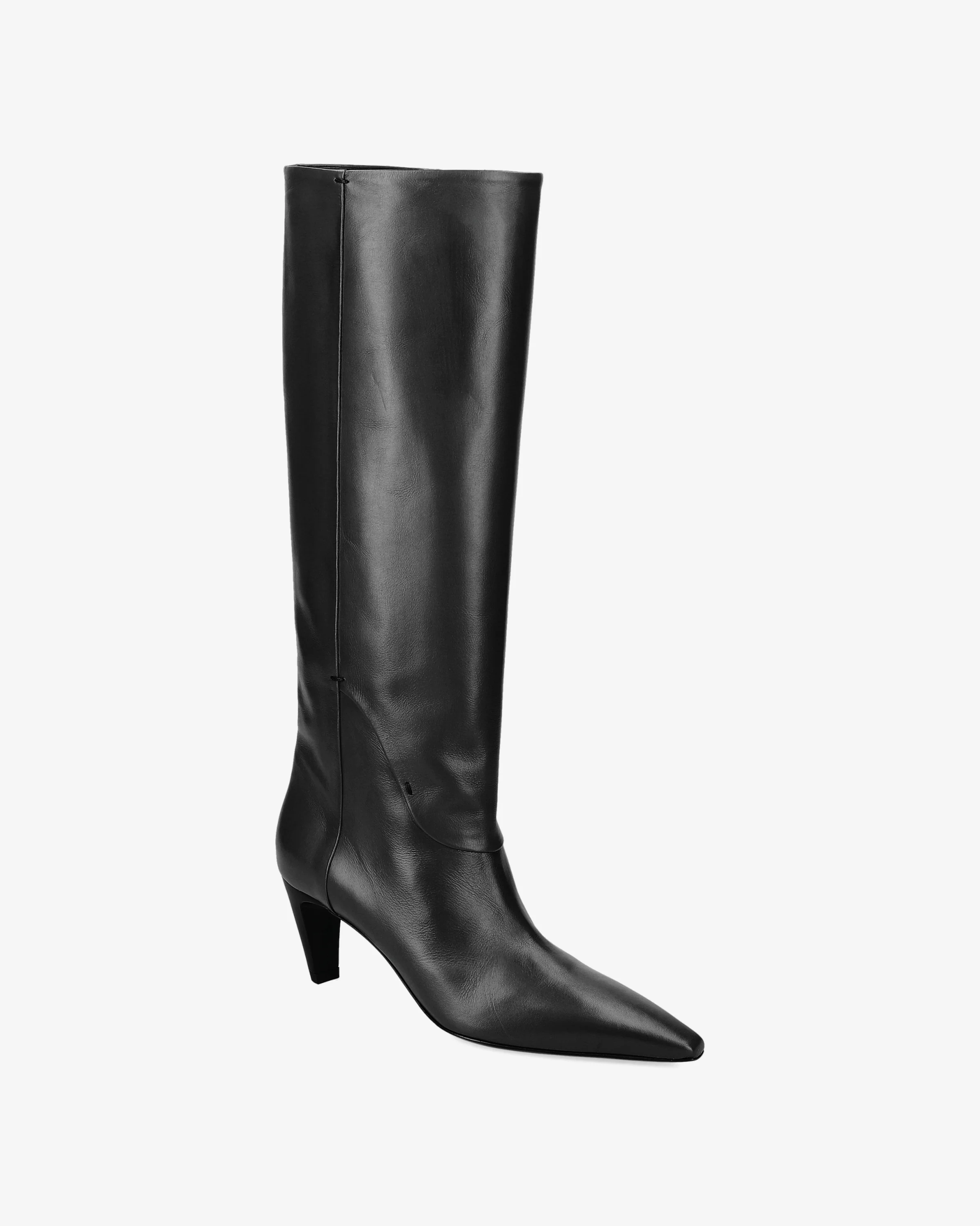 Black Leather Boots - Image 3