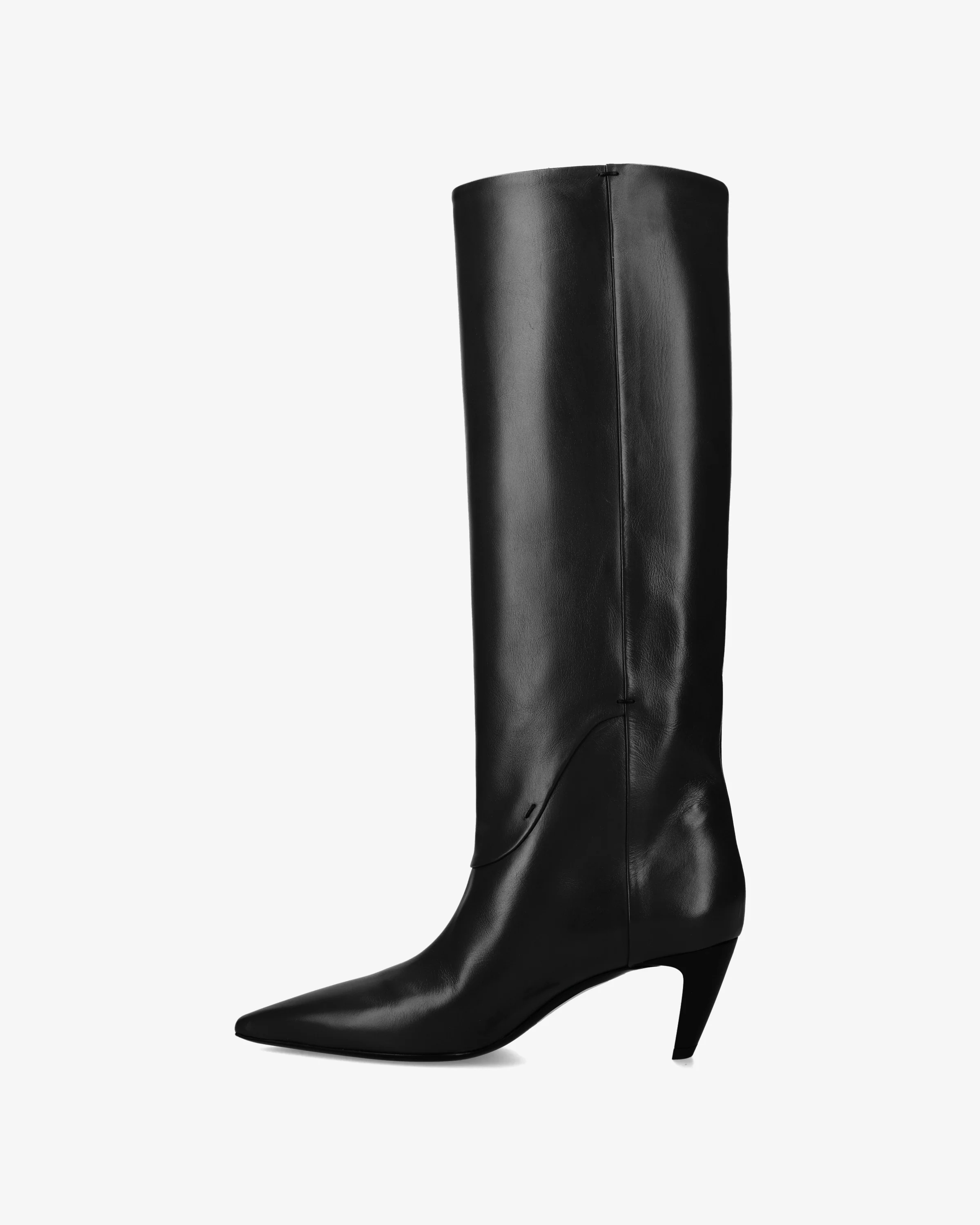 Black Leather Boots - Image 4