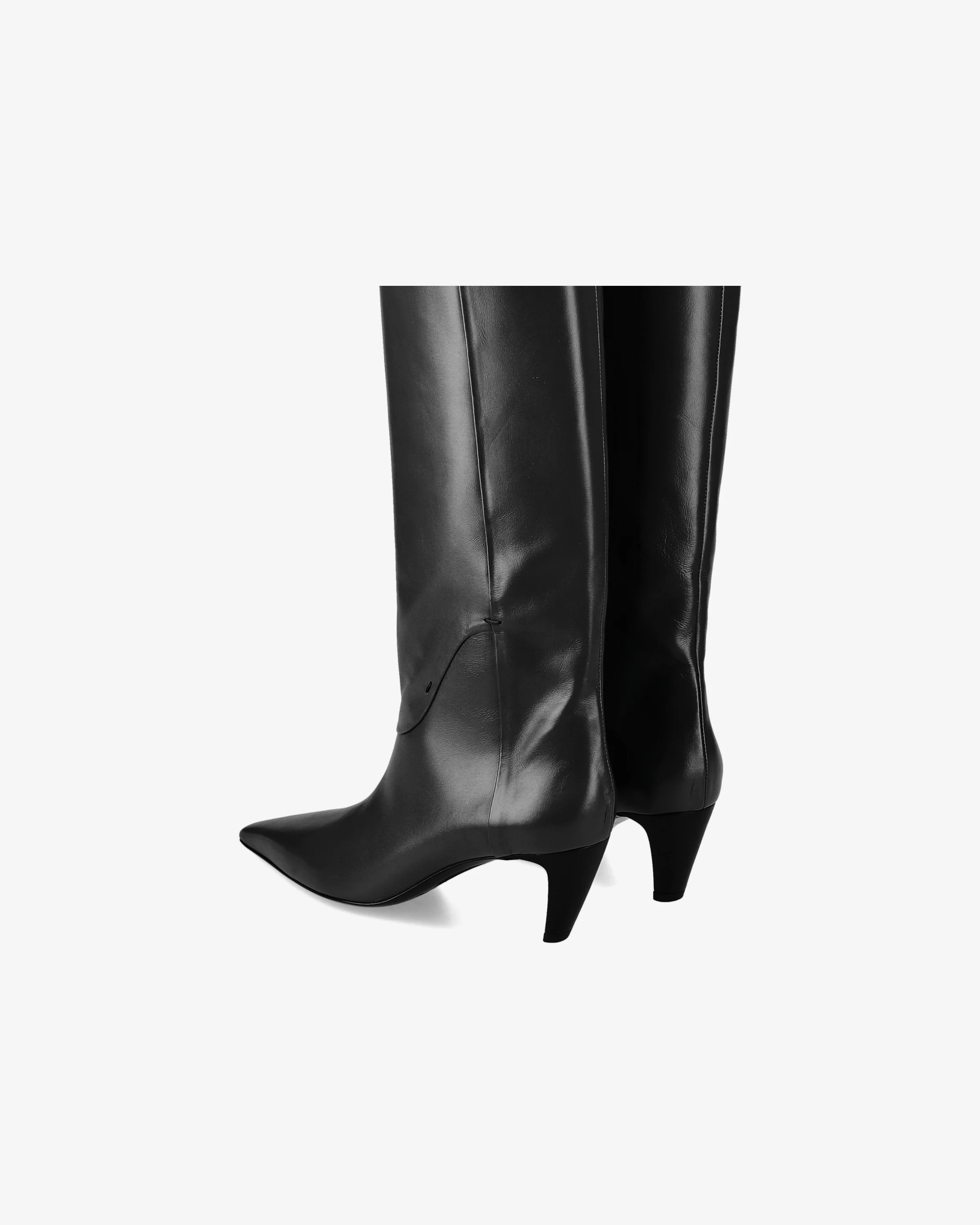 Black Leather Boots - Image 6