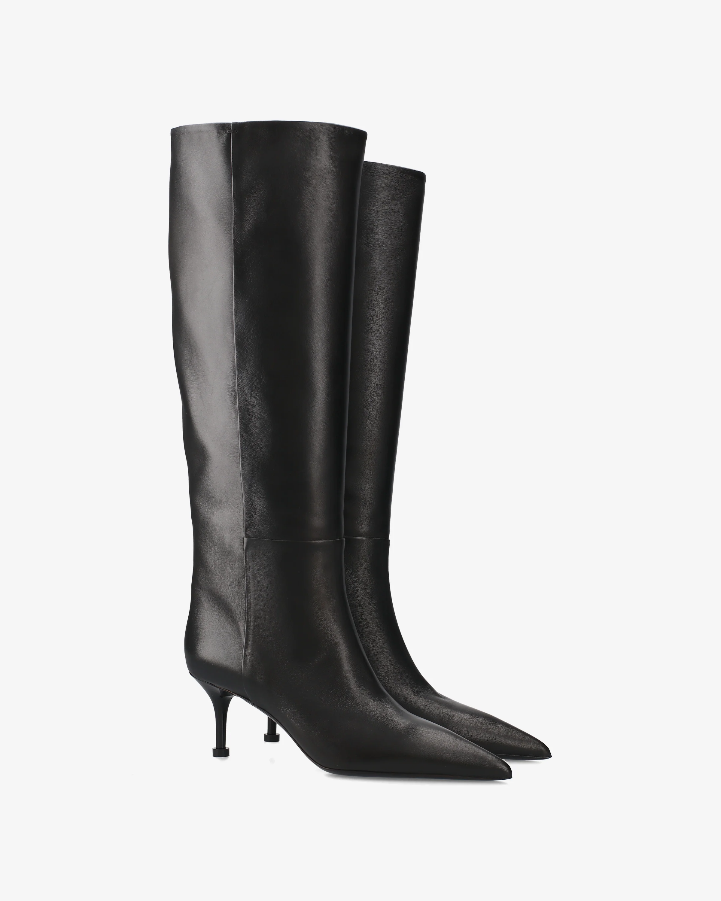 Black Leather Boots - Image 2