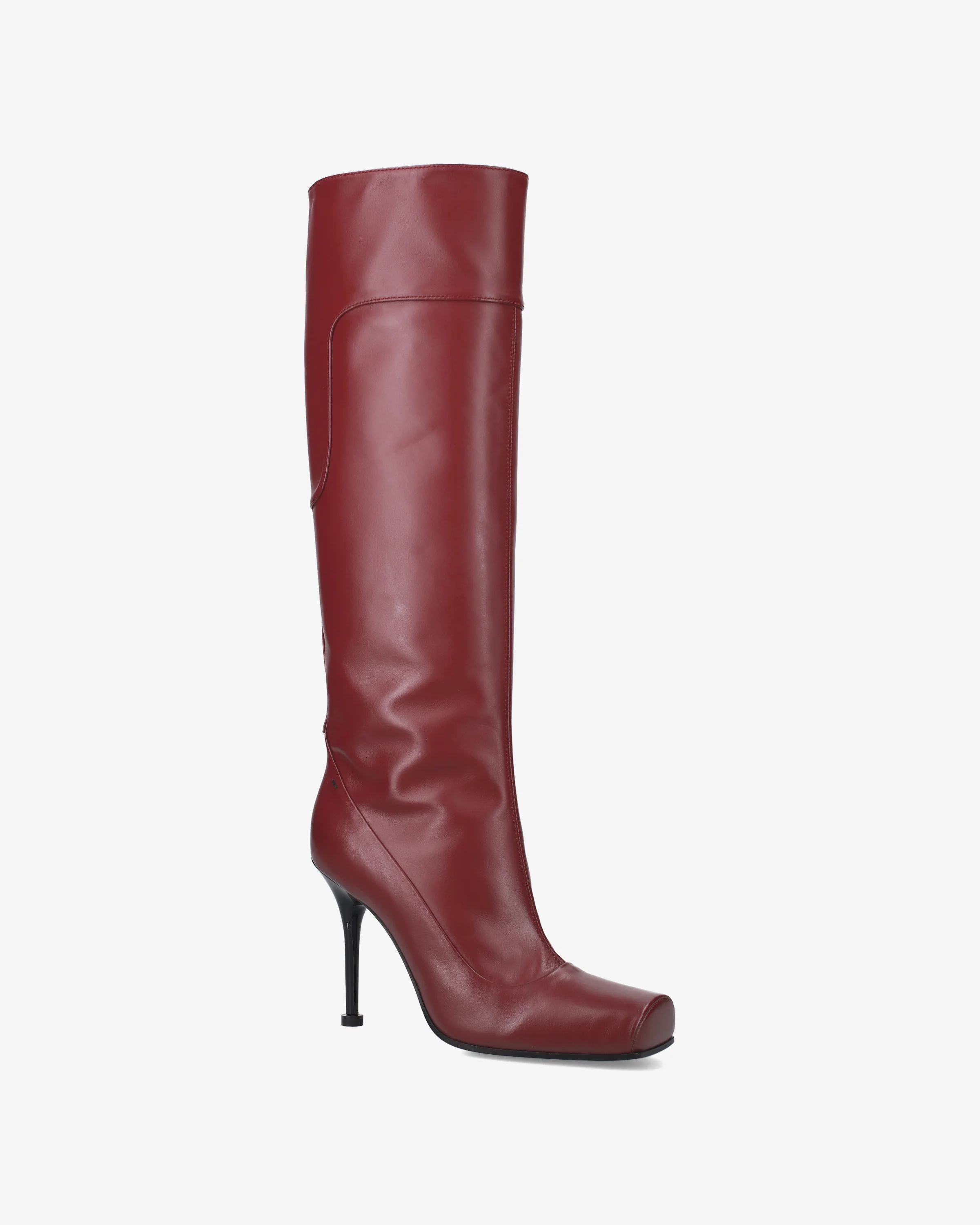 Red Leather Boots - Image 4