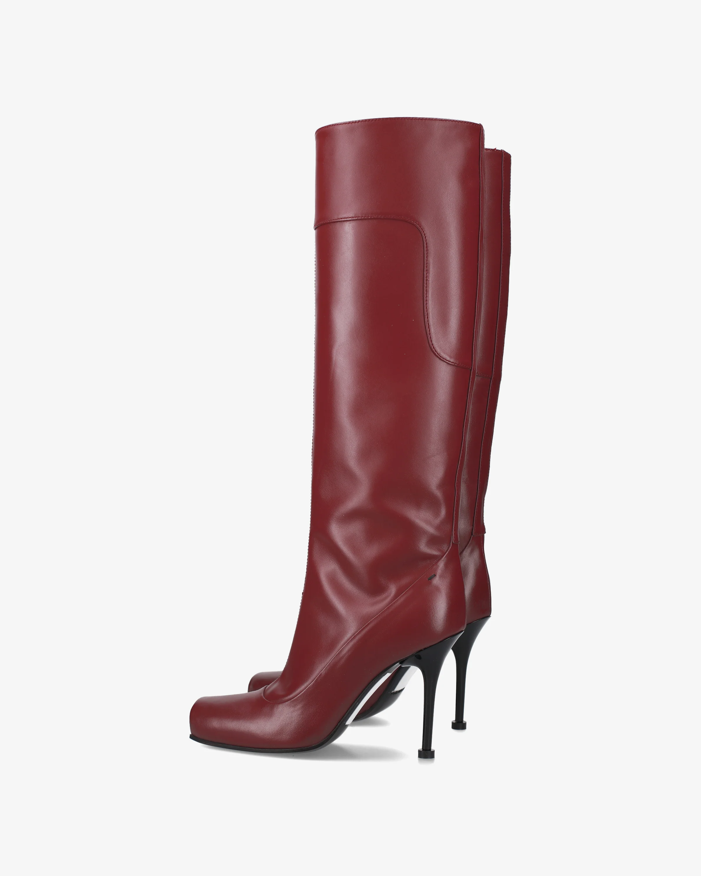 Red Leather Boots - Image 5