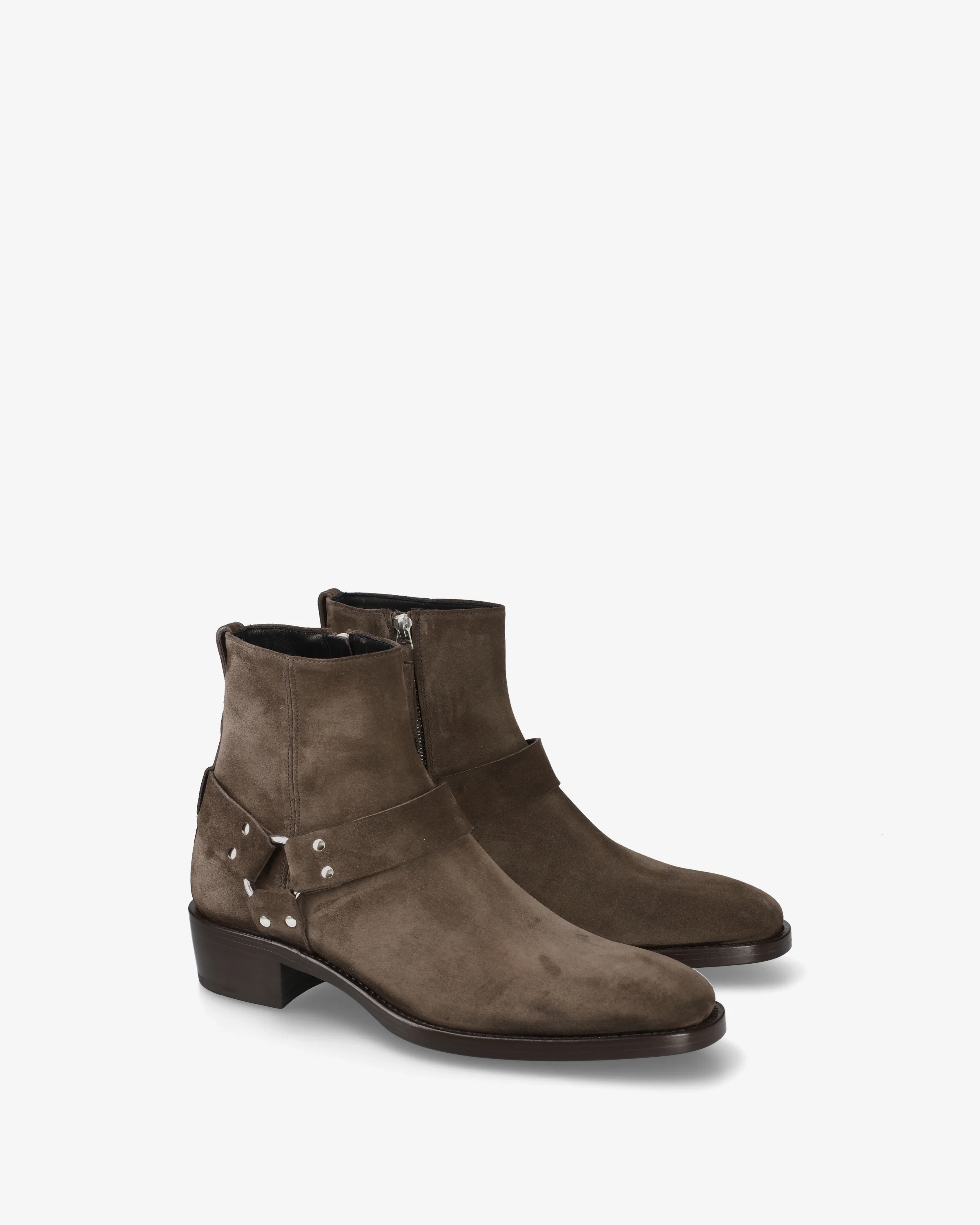 Brown Suede Leather Boots - Image 2
