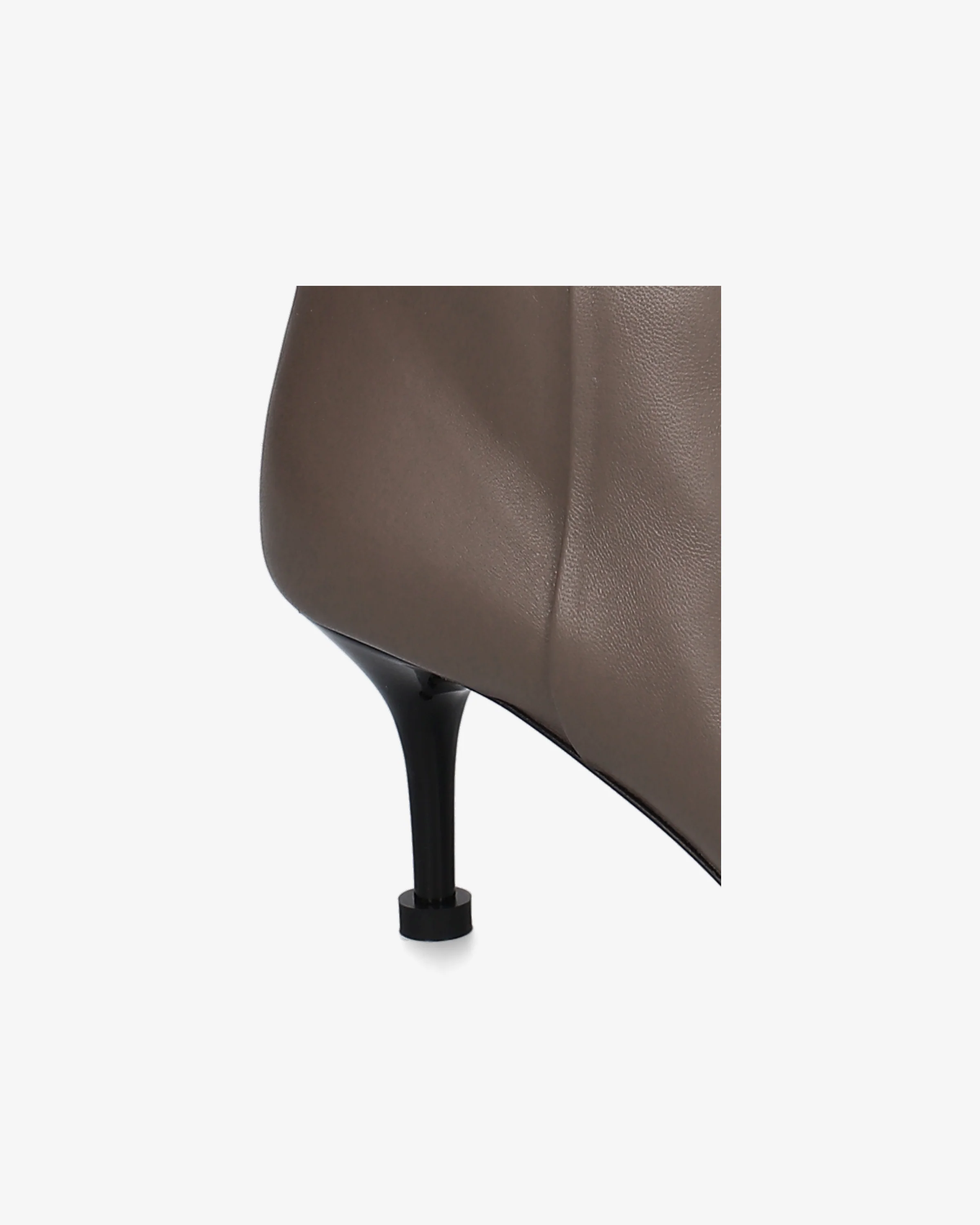 Taupe Leather Boots - Image 6