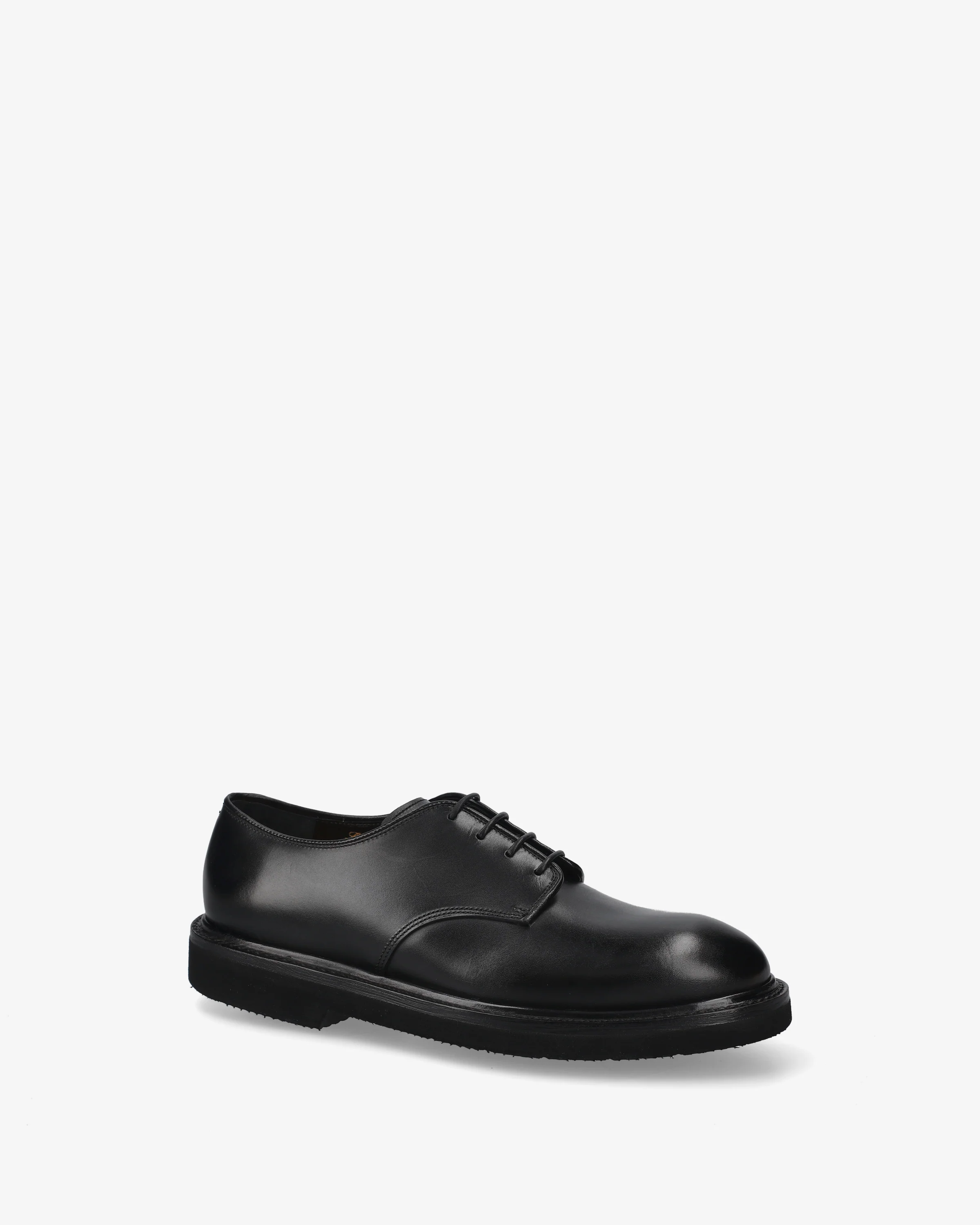 Black Leather Laced Shoes - Image 4