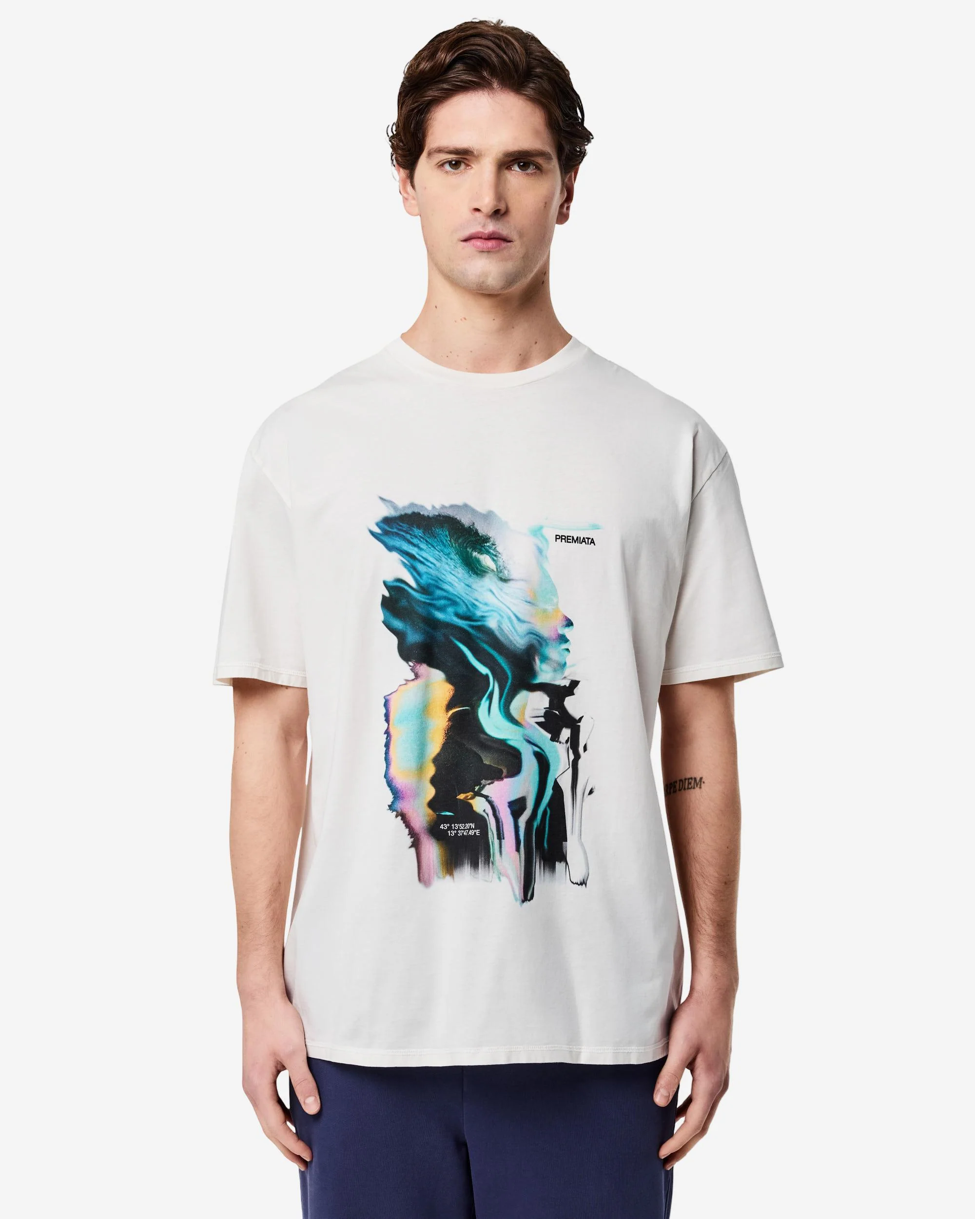 Cotton T-shirt with print - Image 2