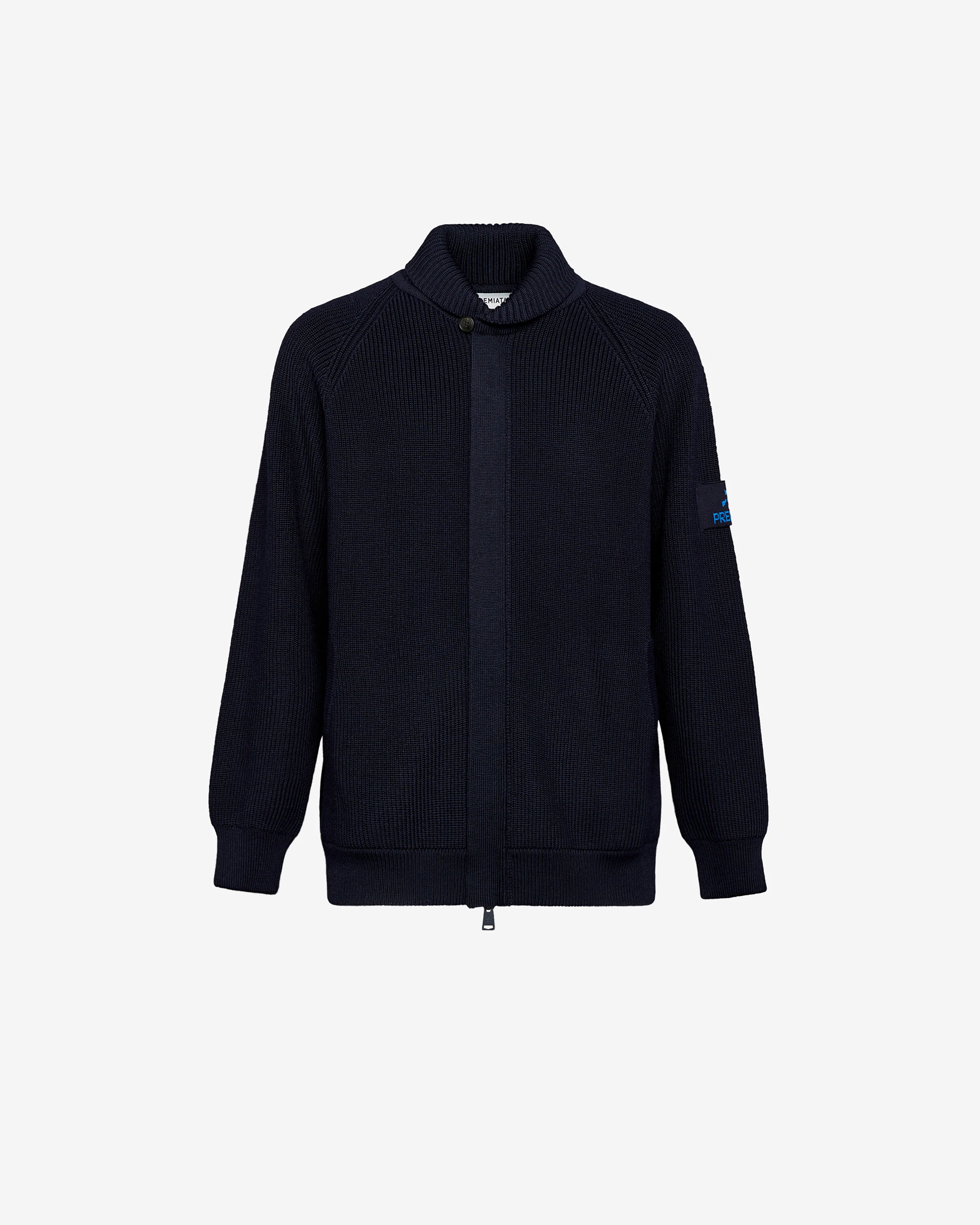 Wool and Teflon Jacket with Zip