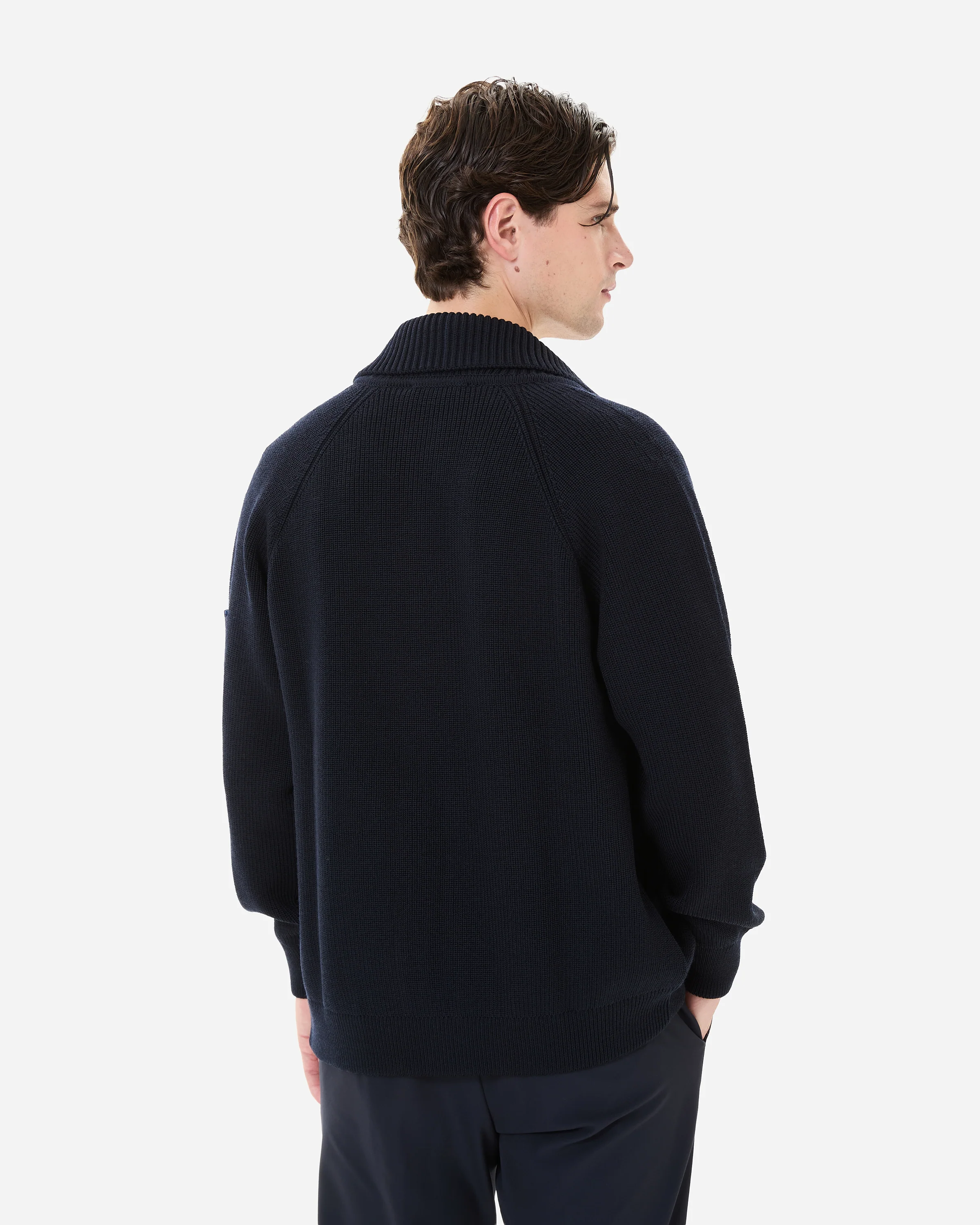 Wool and Teflon Jacket with Zip - Image 6